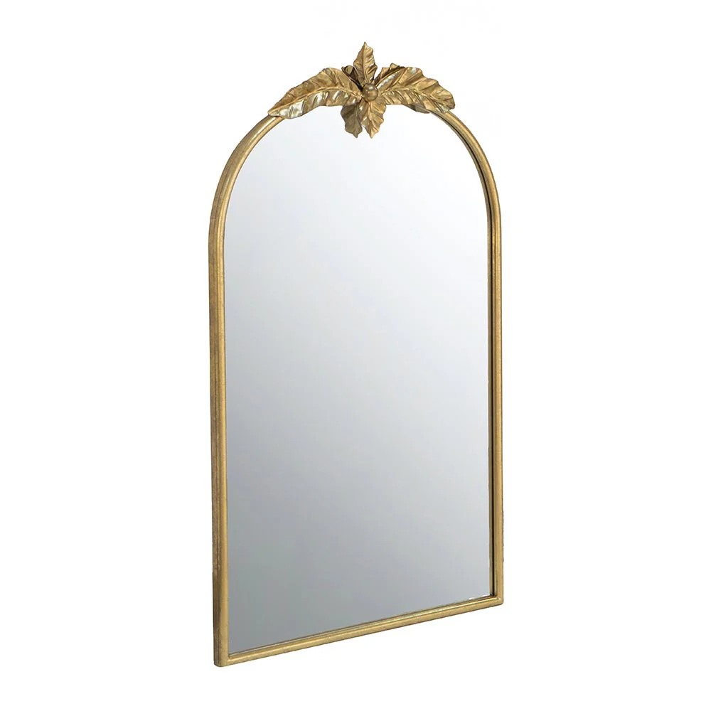 Wonderer Arched Wall Mirror with Metal Frame