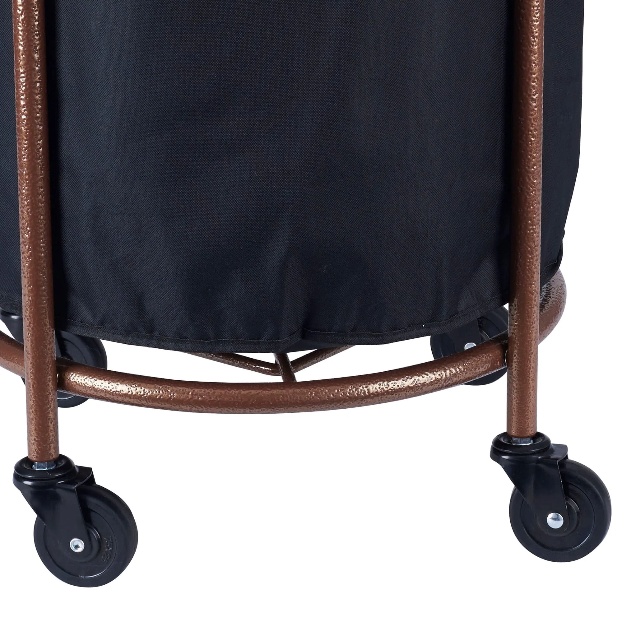 Household Essentials Copper and Black Round Laundry Hamper - 21.5