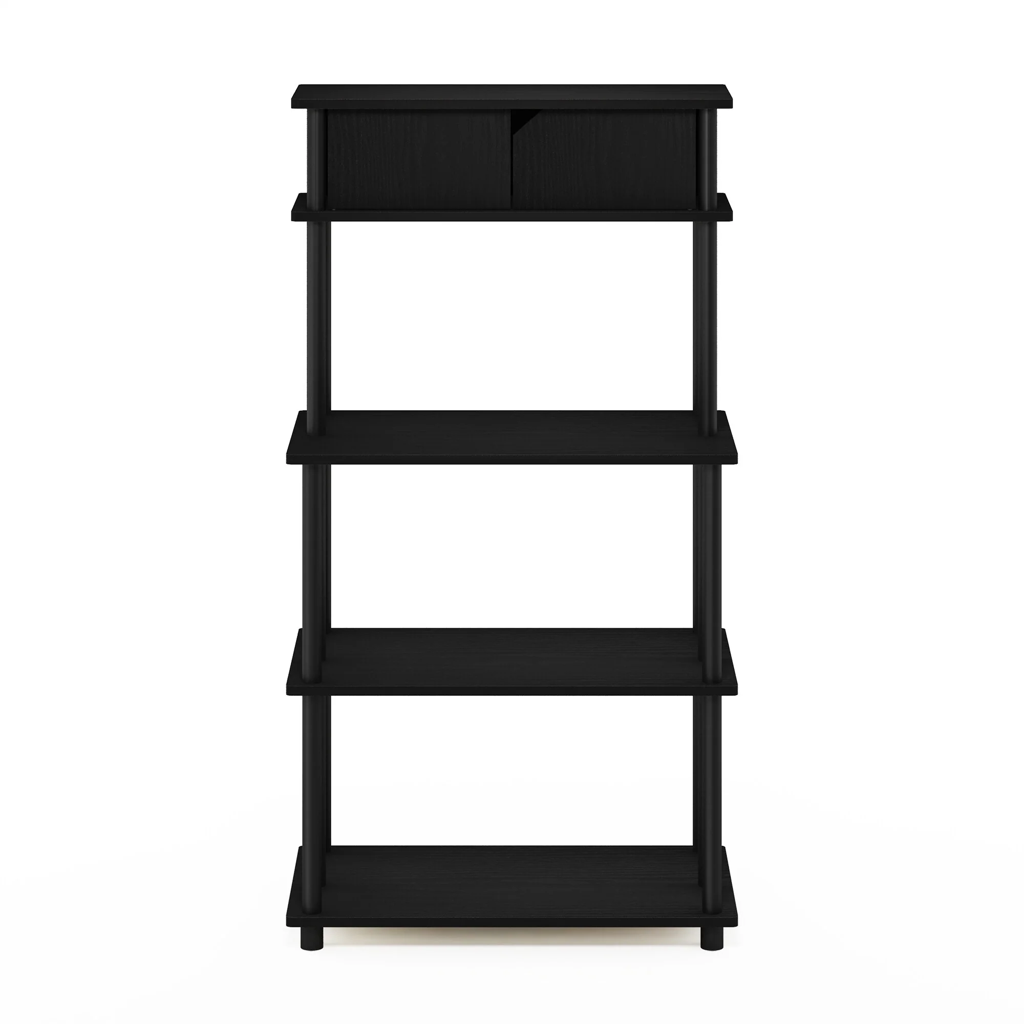 Furinno Turn-N-Tube Toolless Storage Shelf with Top Cabinet