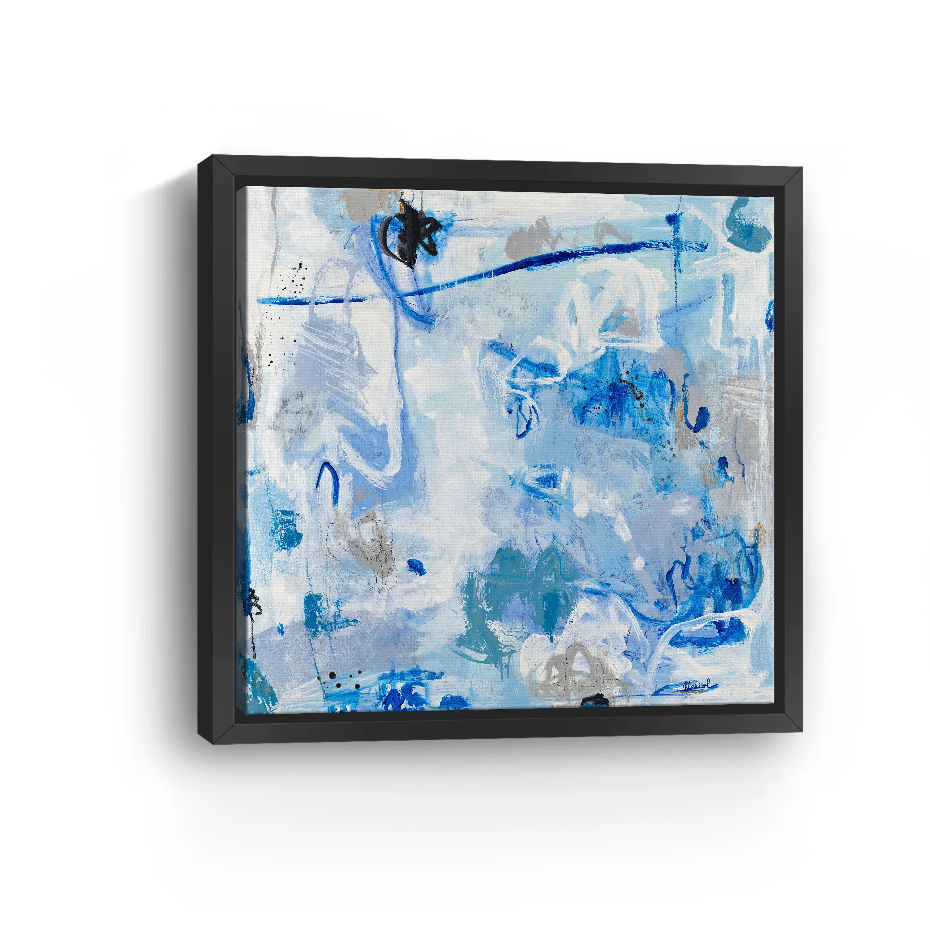 Blue Seduction Canvas Giclee