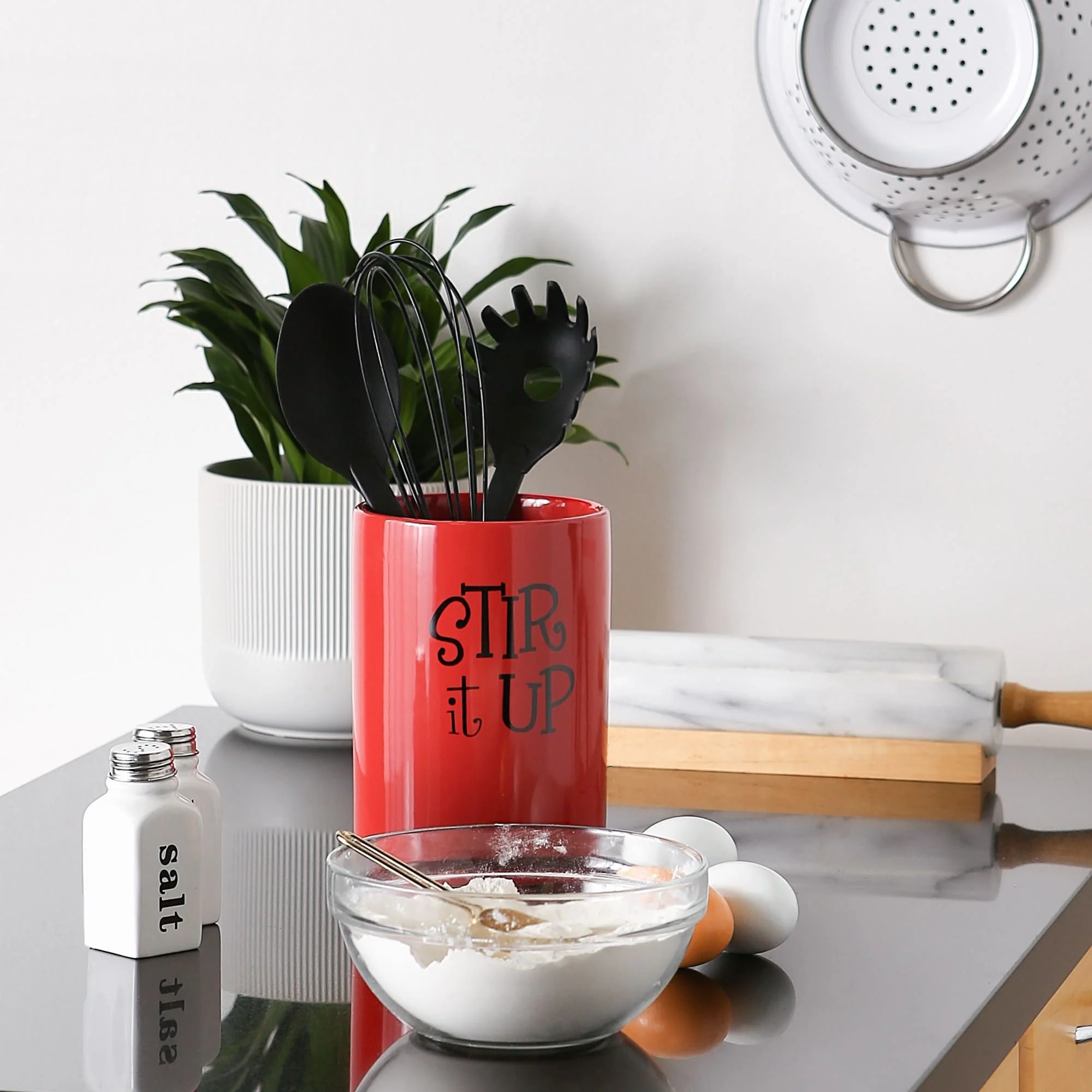 DII Stir It Up Ceramic Utensil Holder