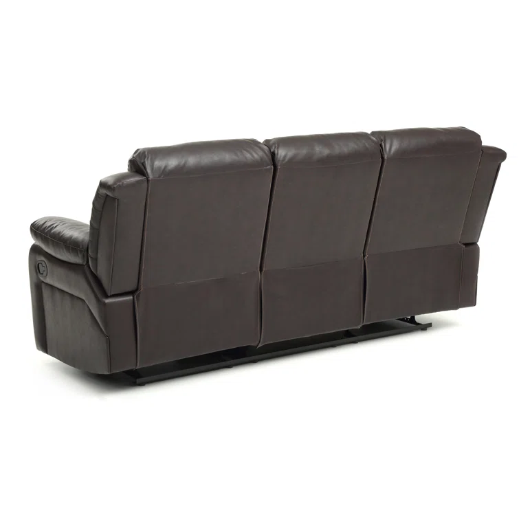 Springfield 85'' Faux Leather Reclining Sofa