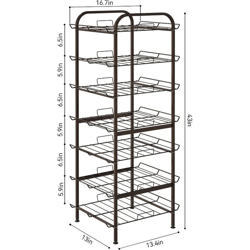 Water Bottle Organizer Vertical Free Standing Storage