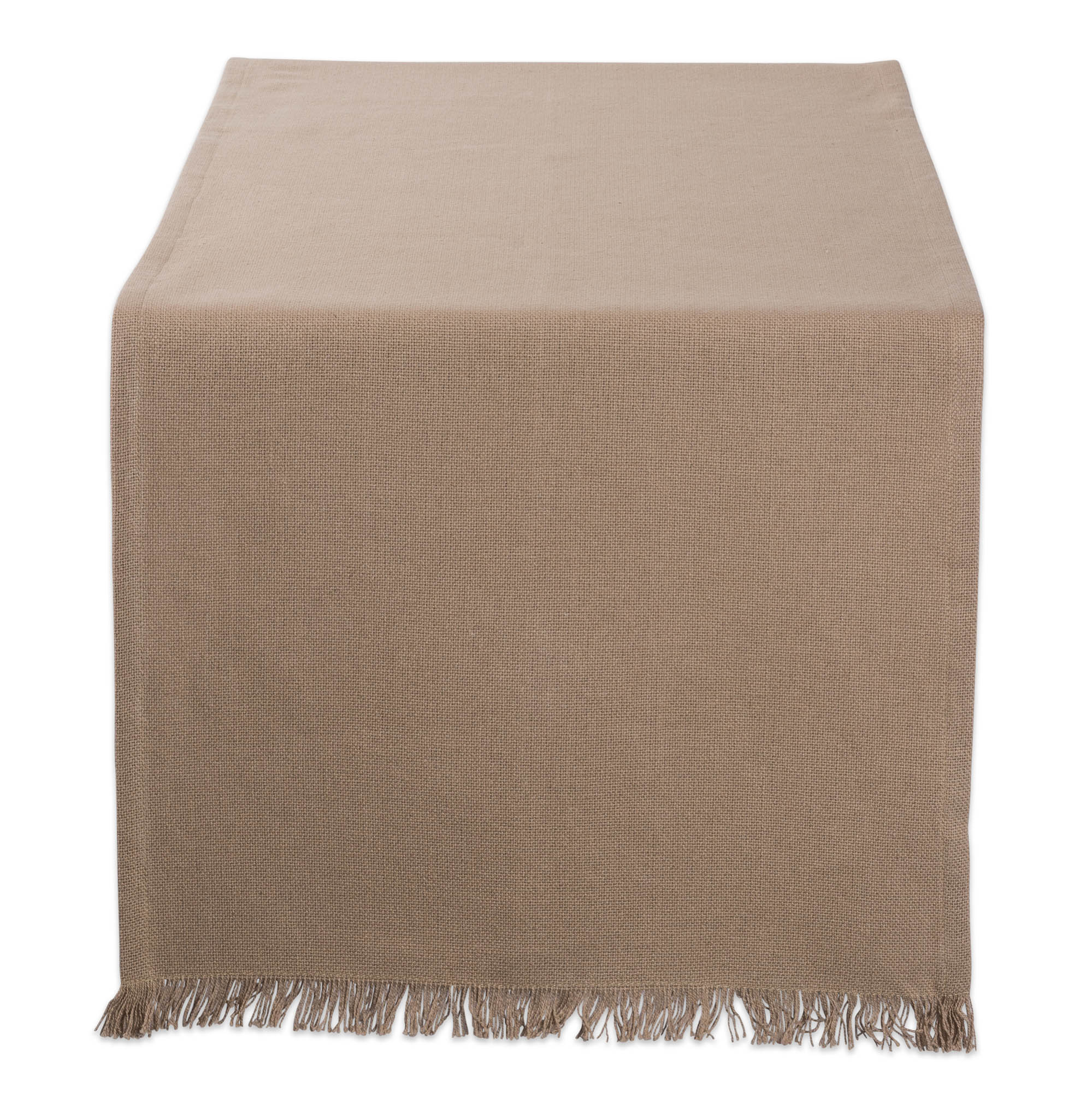 Stone Solid Heavyweight Fringed Table Runner 14X72