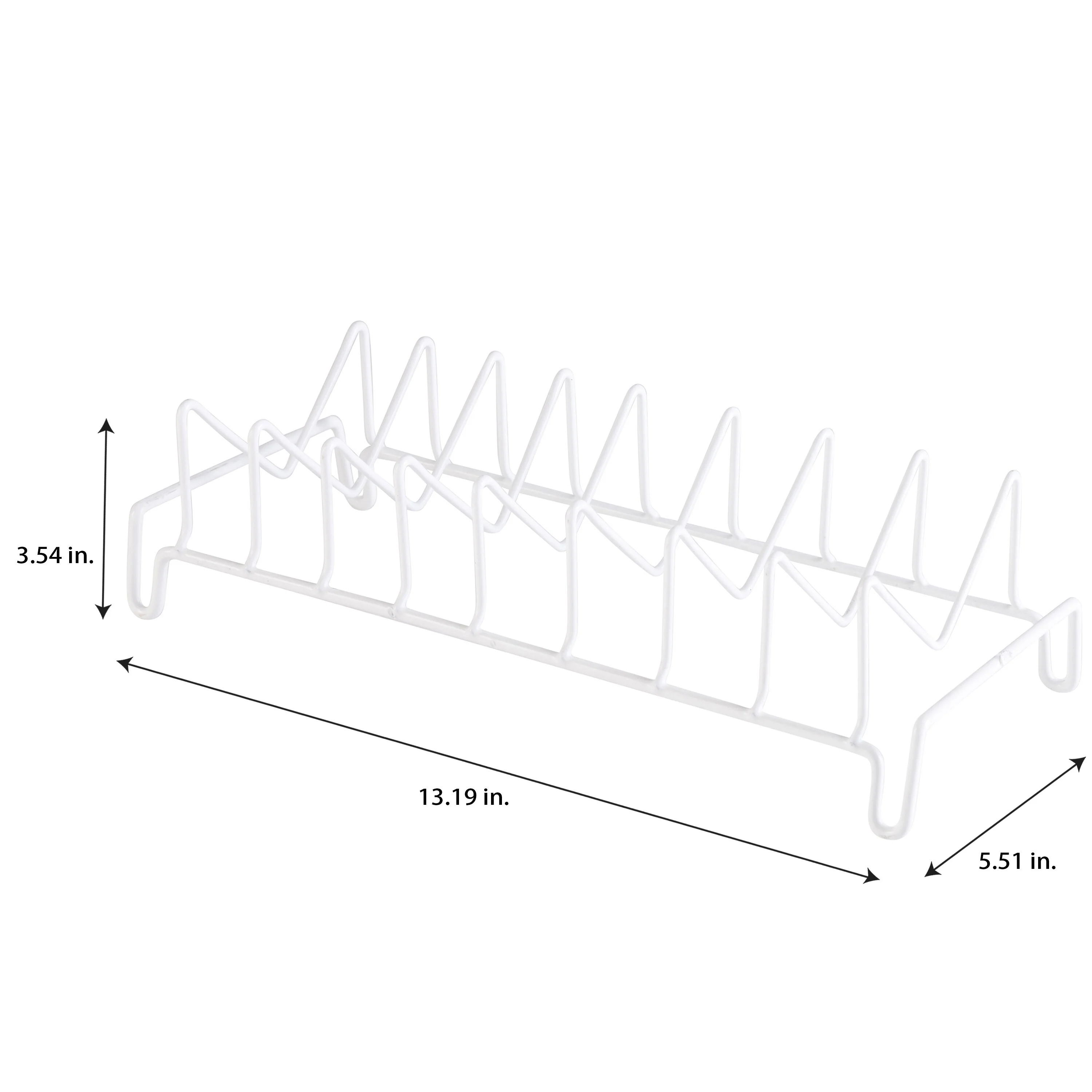 Kitchen Details Lid Organizer in White - 13.98