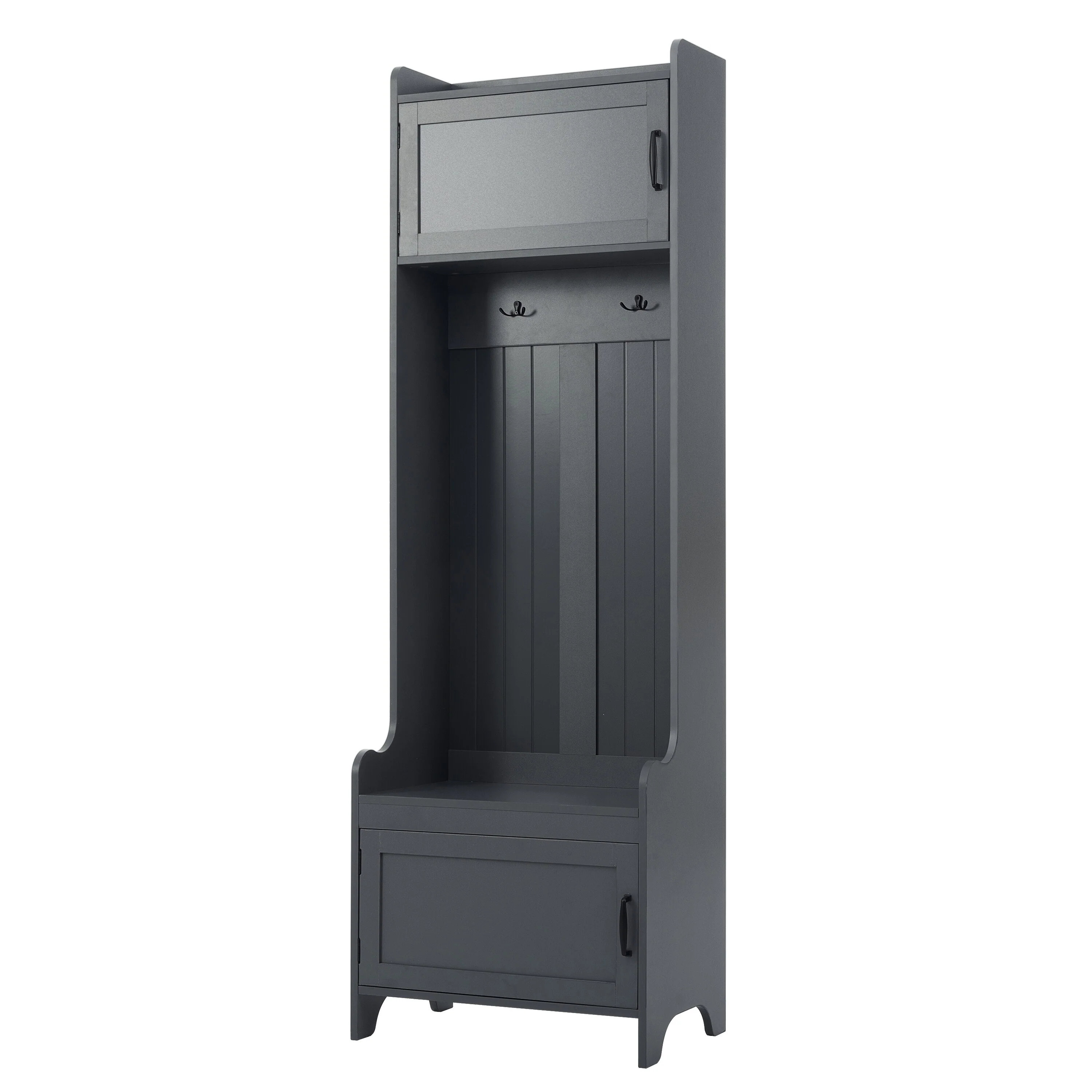 Entryway Bench Hall Tree with Ample Storage Drawer - N/A