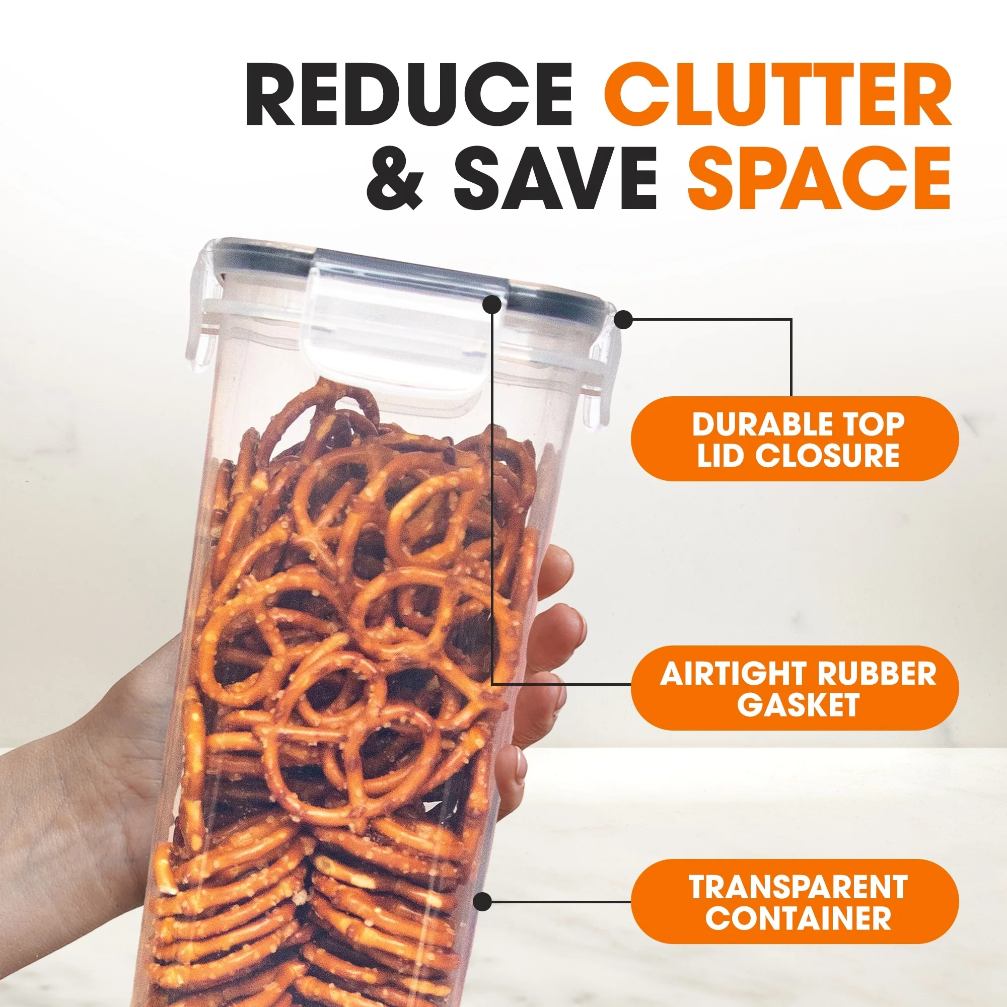 Cheer Collection Set of 24 Airtight Food Storage Containers