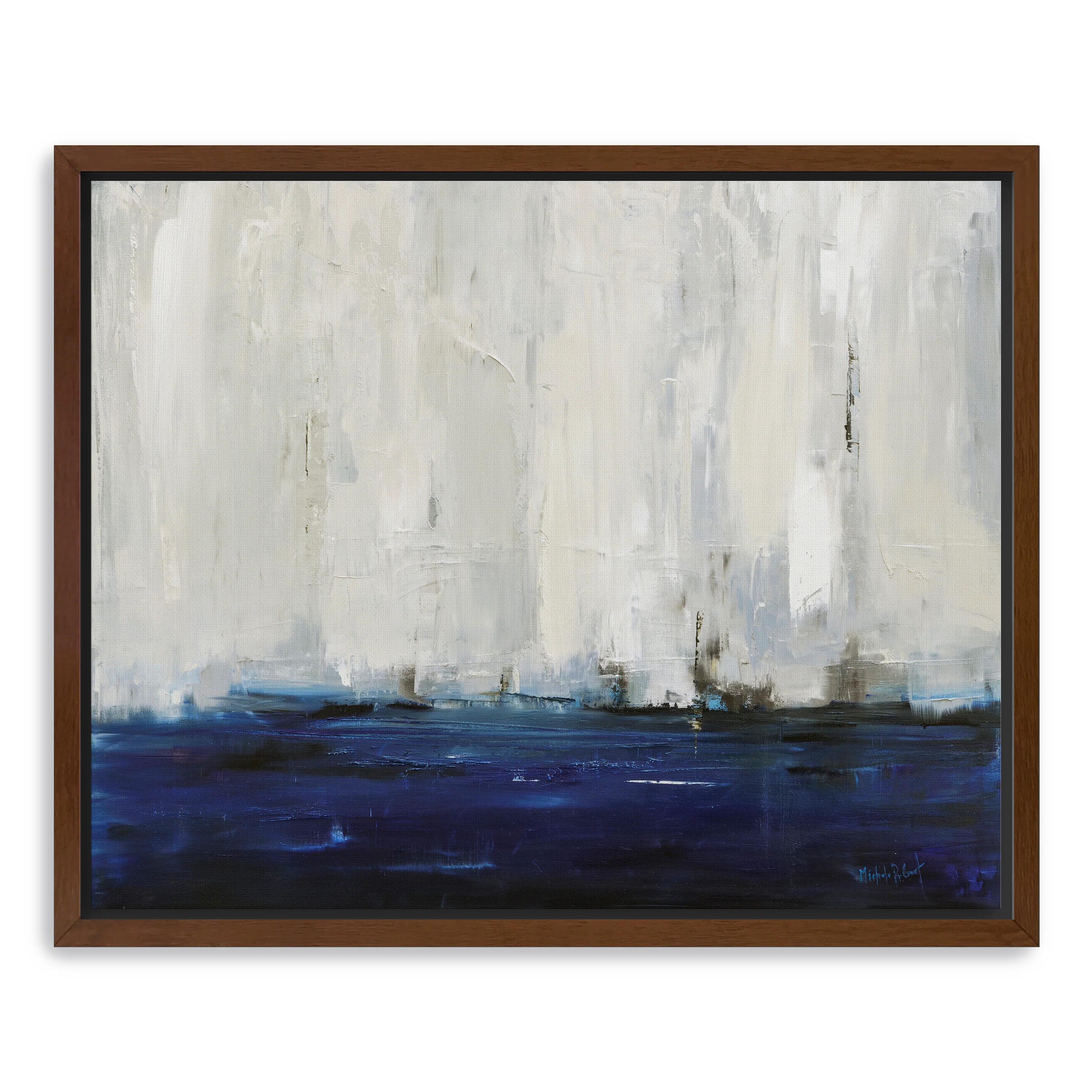 Blue City Canvas Giclee