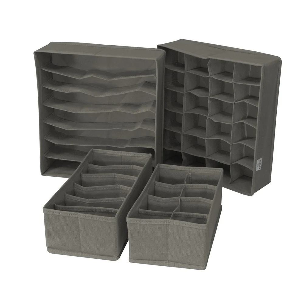 Sorbus Set of 4 Foldable Storage Drawer Dividers