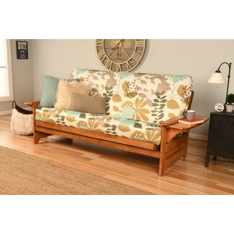 Johnte 82'' Wide Full Futon And Mattress