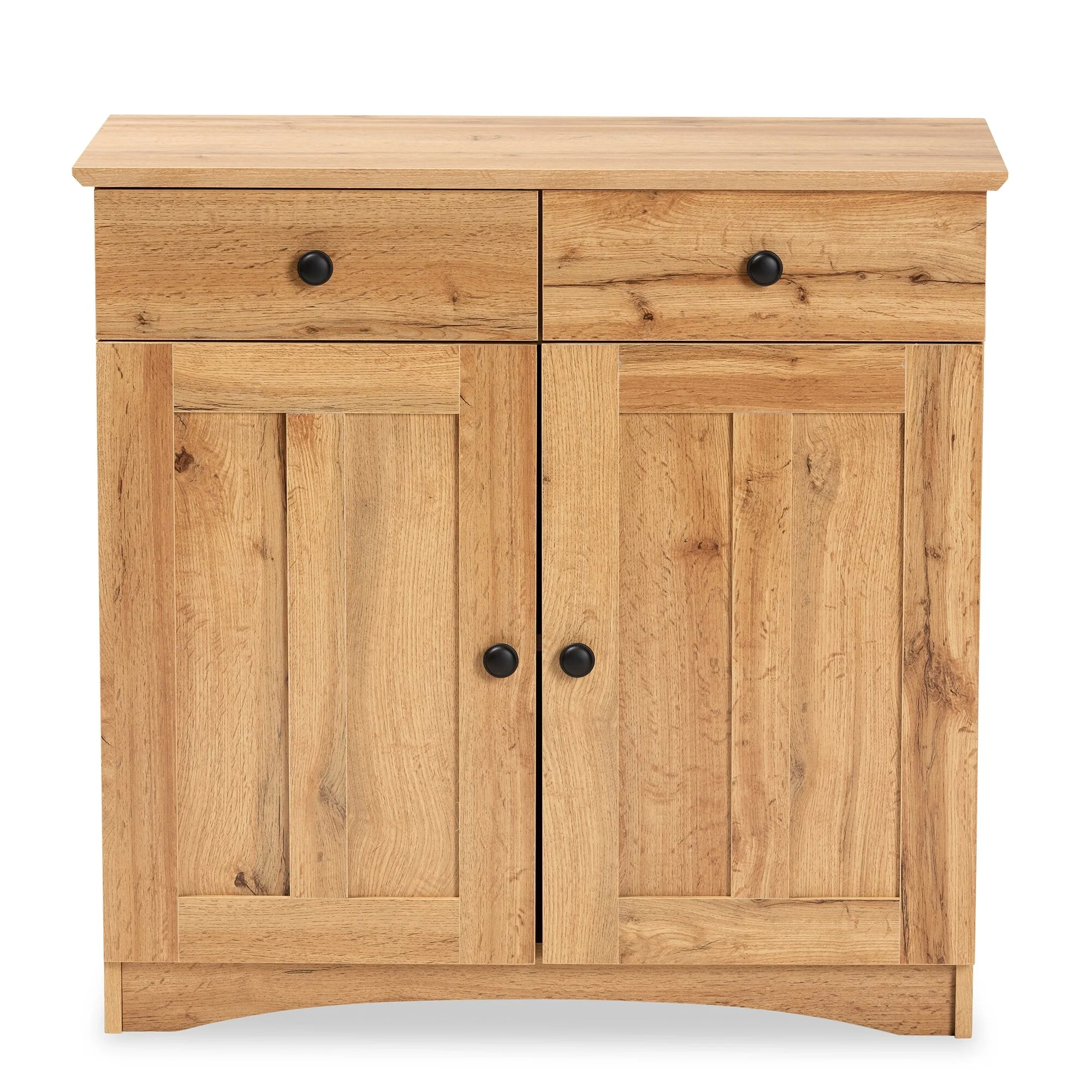 Lauren Modern and Contemporary 2-Door Kitchen Wood Cabinet
