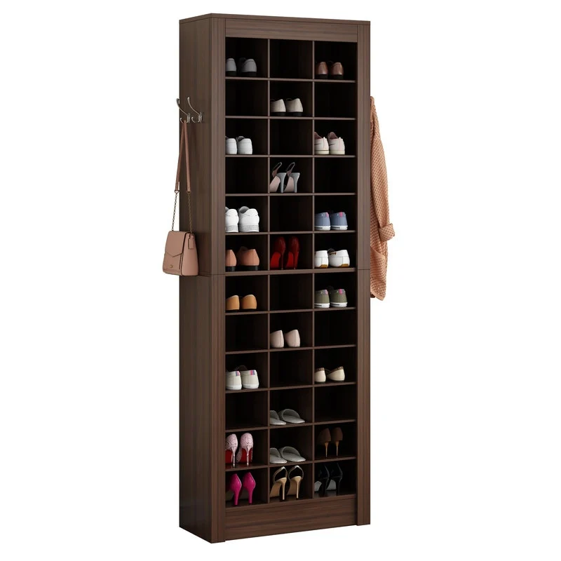 36 Pair Shoe Storage Cabinet With Cubbies