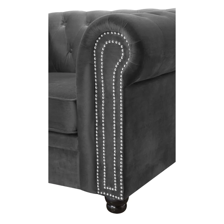 Odum 95'' Velvet Sofa