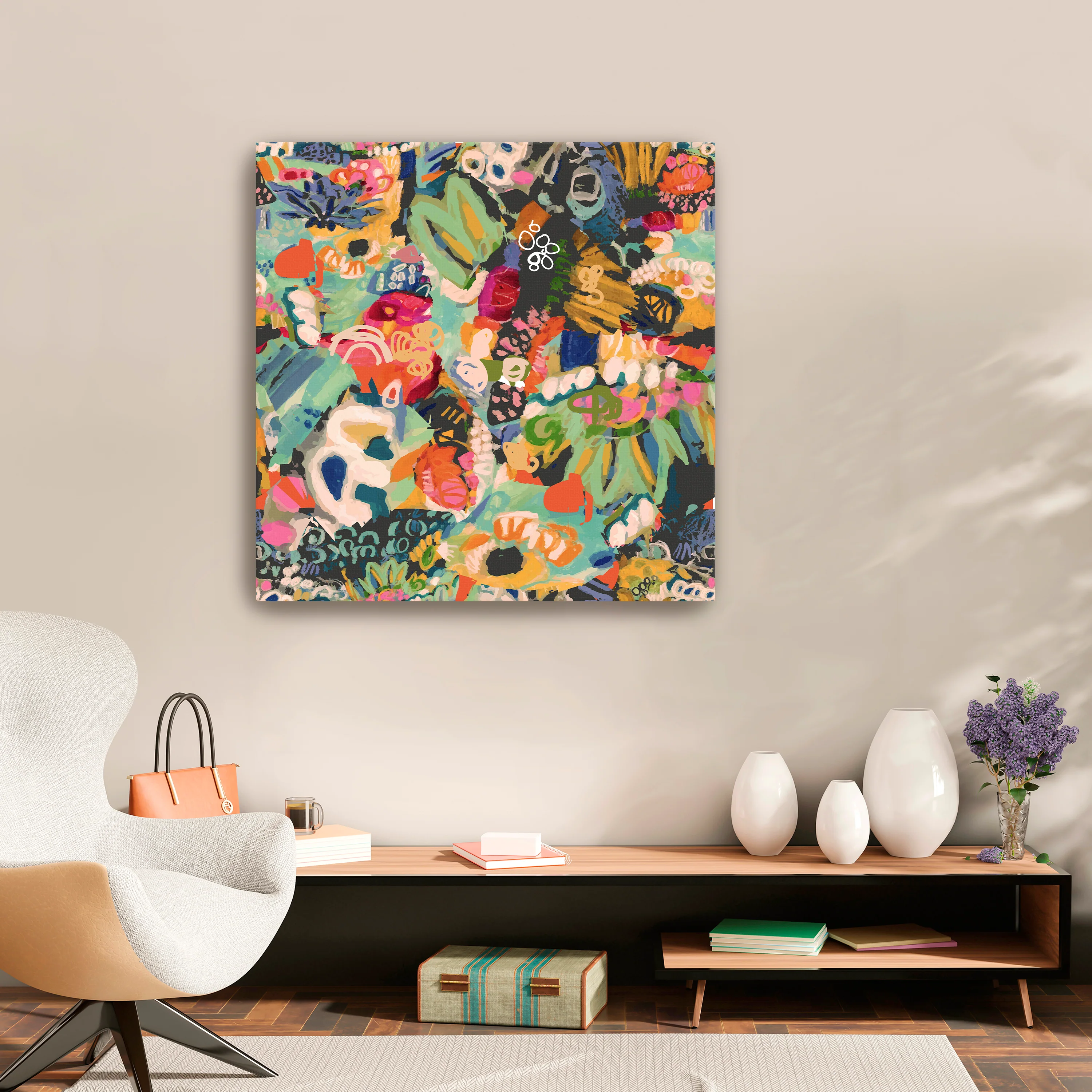 Bold Garden Canvas Giclee