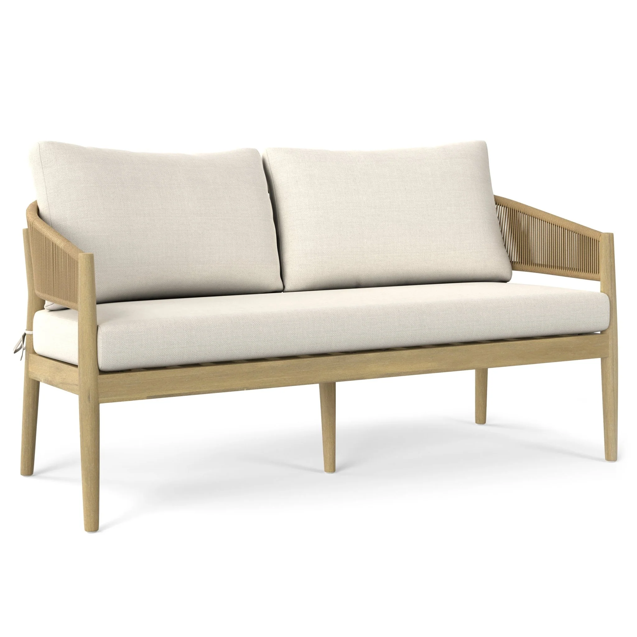 Outdoor Sofa with Curved Back and Arm