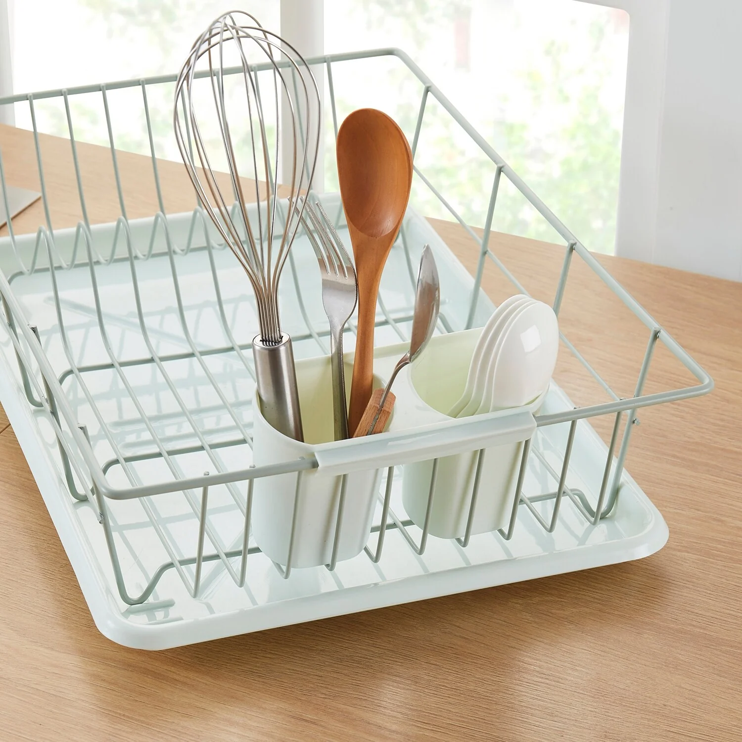 Sweet Home Collection 3-Piece Kitchen Sink Dish Drainer Set