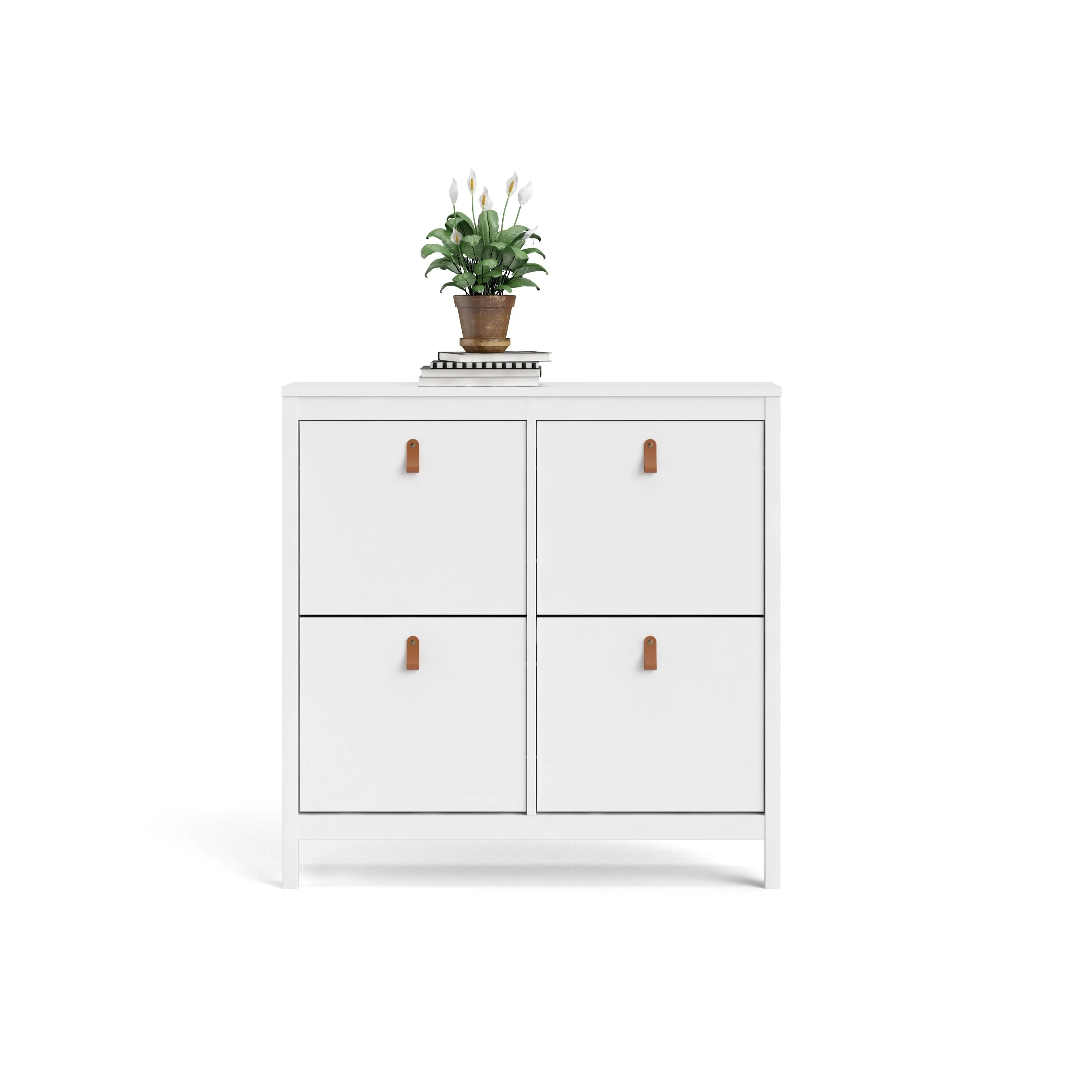 Porch & Den Madrid 4-Drawer Shoe Cabinet