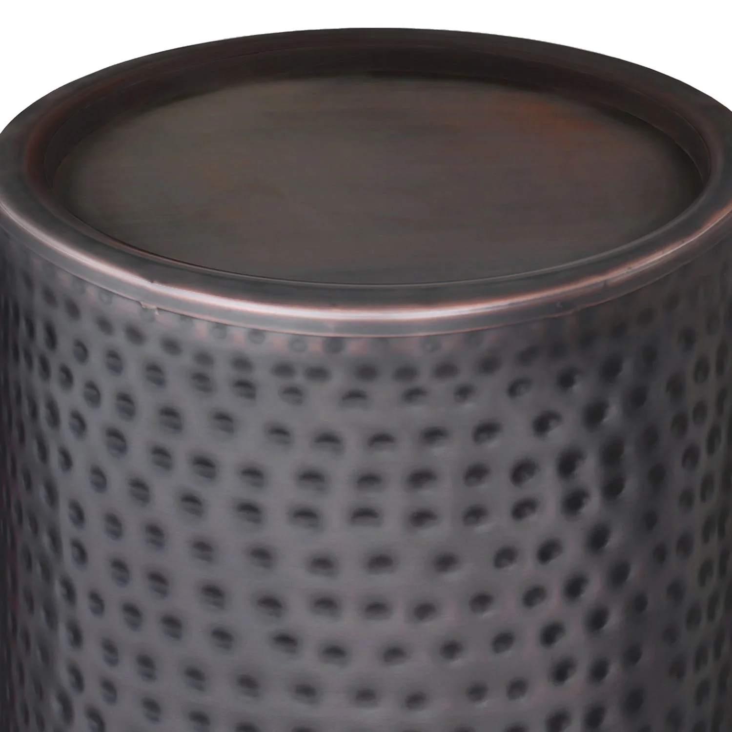 Hyperion Side Table with Round Cylinder Shape