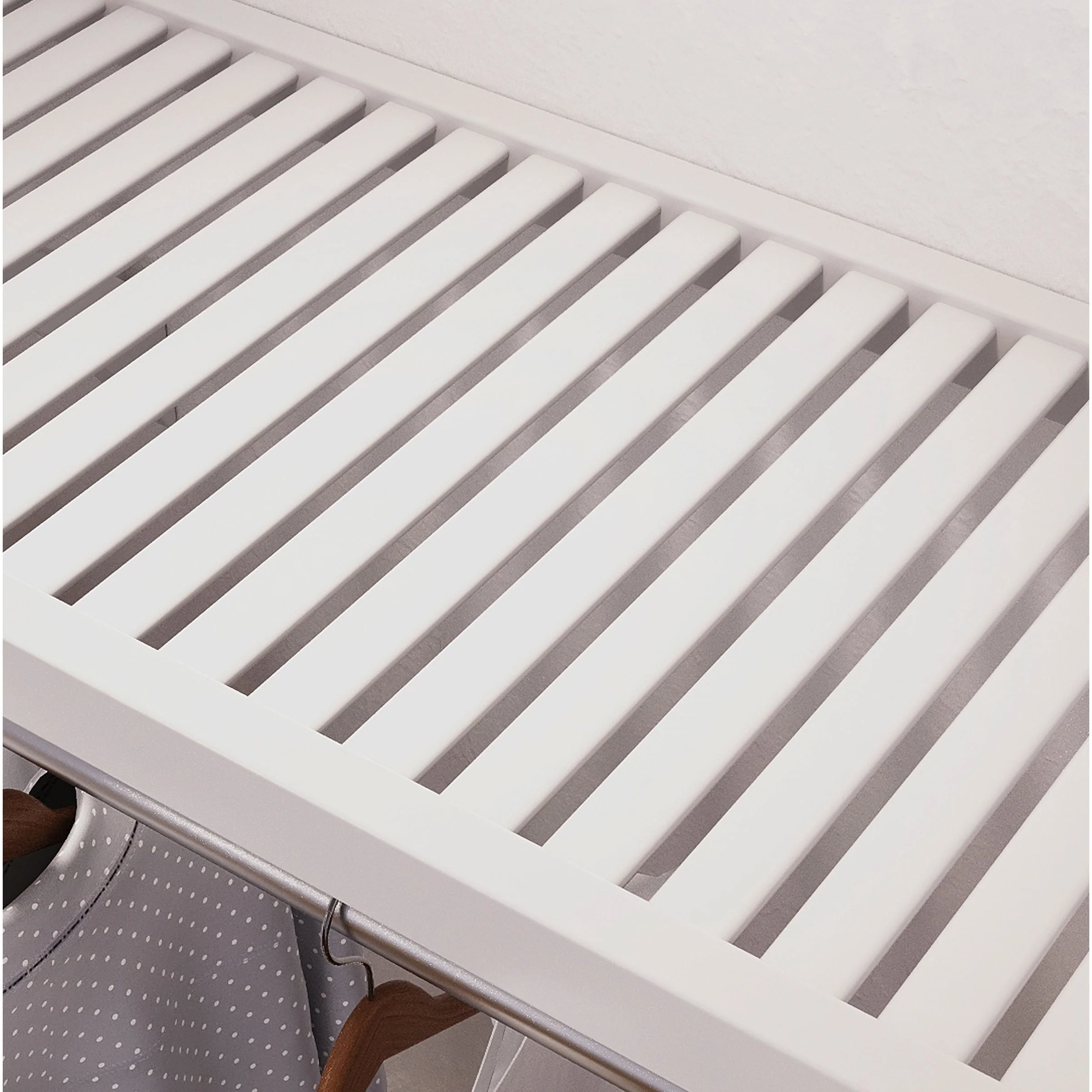 John Louis Home Solid Wood Reach-In Closet System White