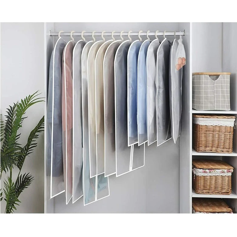 Clear Full-Zip Suit Dress Storage Cover