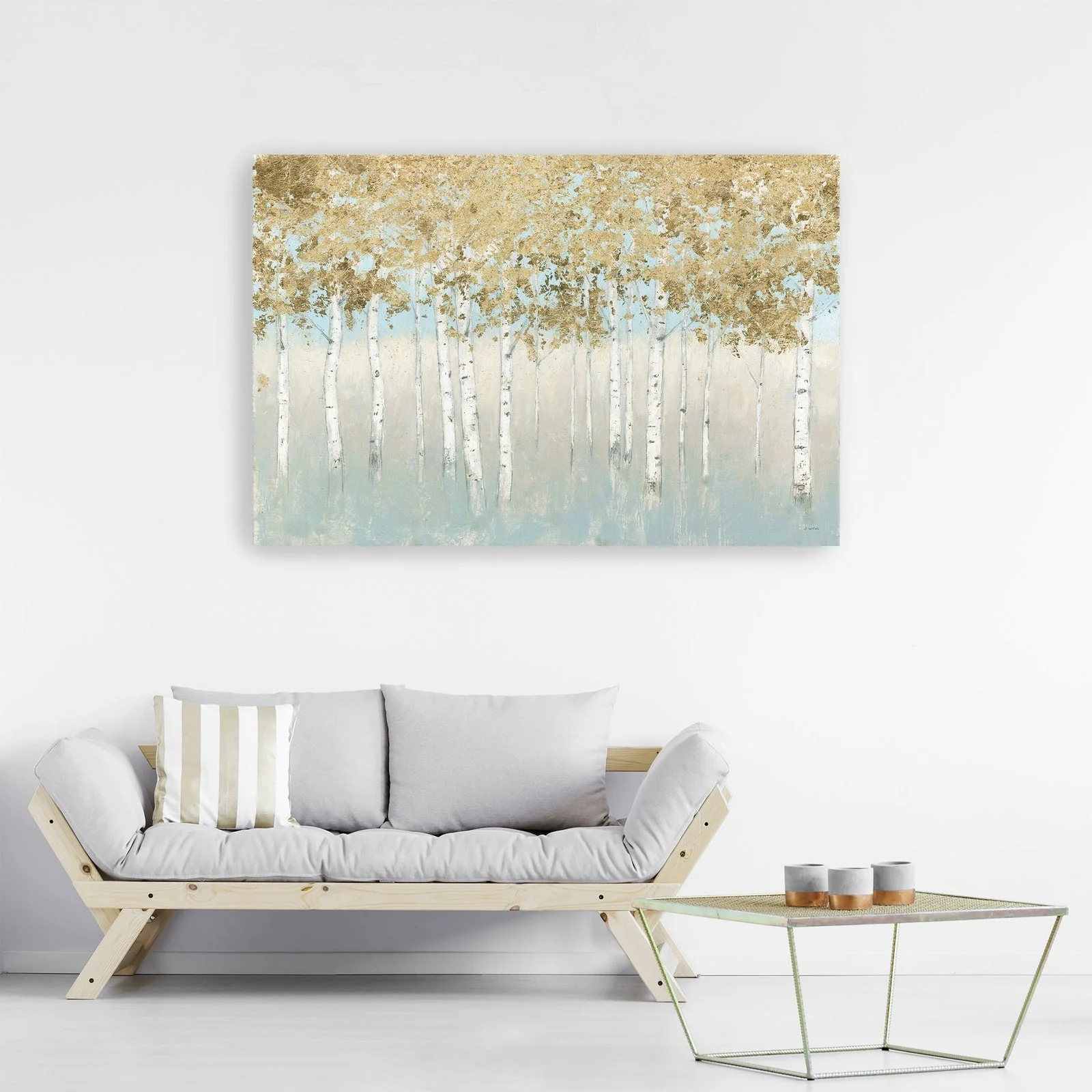 Shimmering Forest Canvas Giclee Wall Art