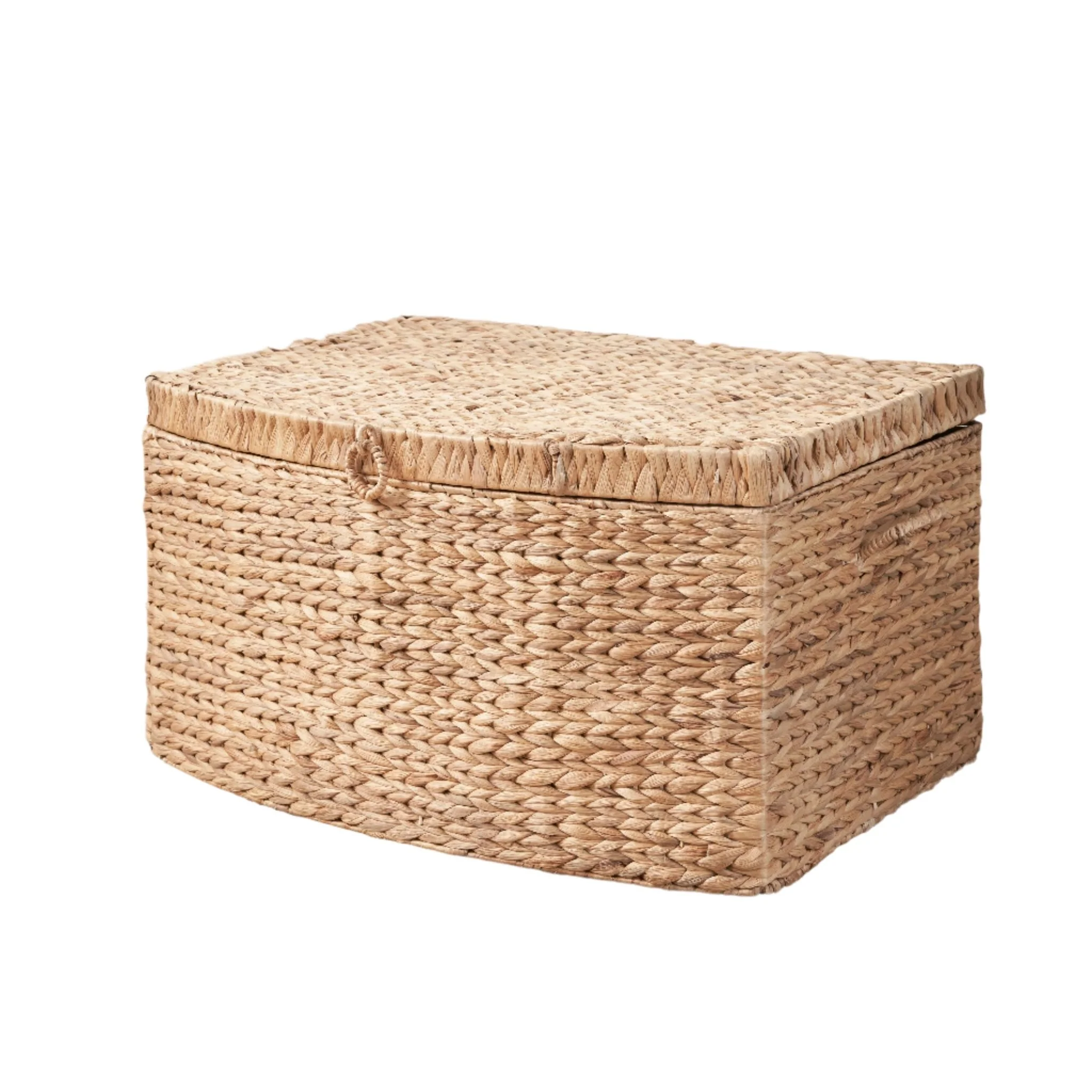 Woven Wicker Storage Basket with Handle