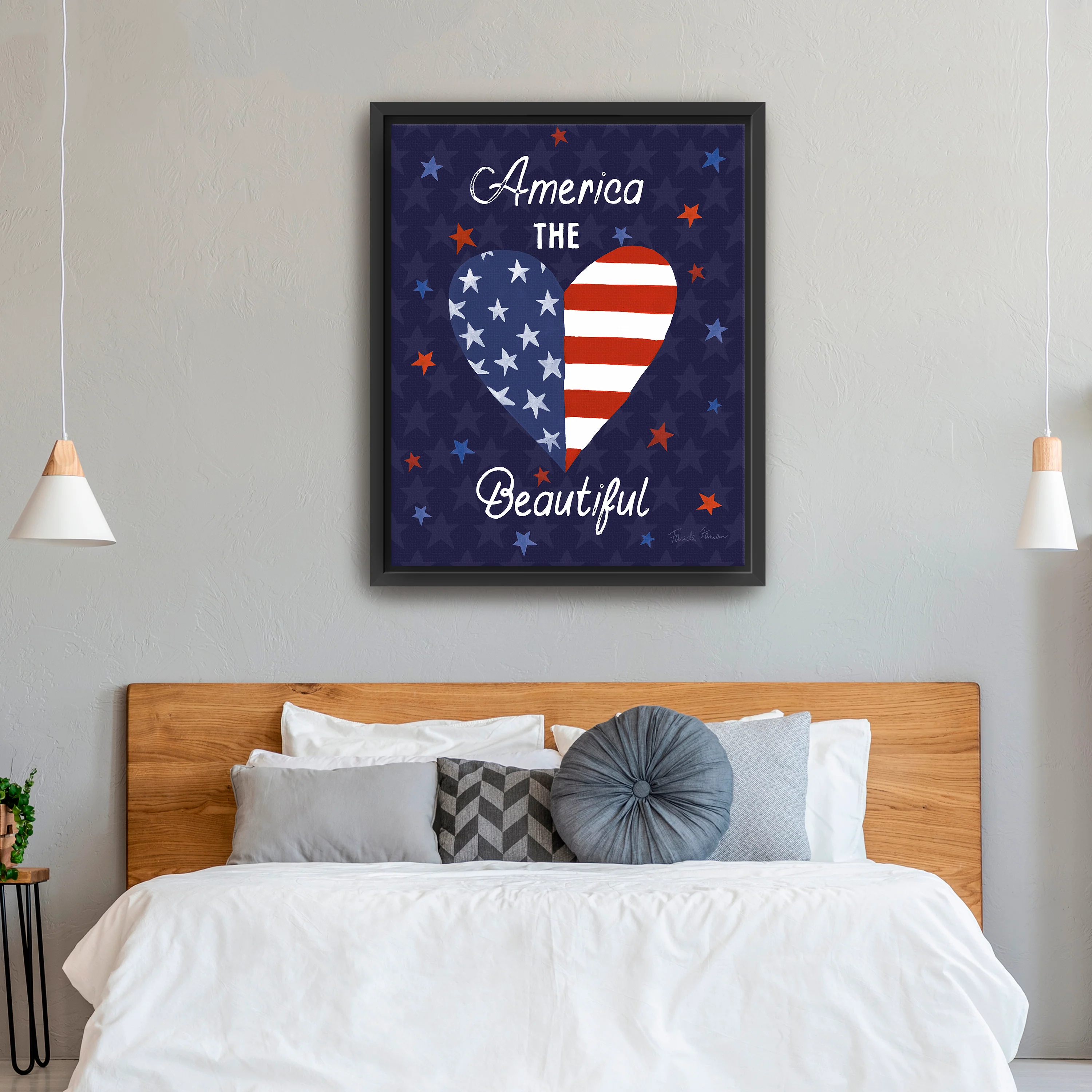 America the Beautiful VI Canvas Giclee