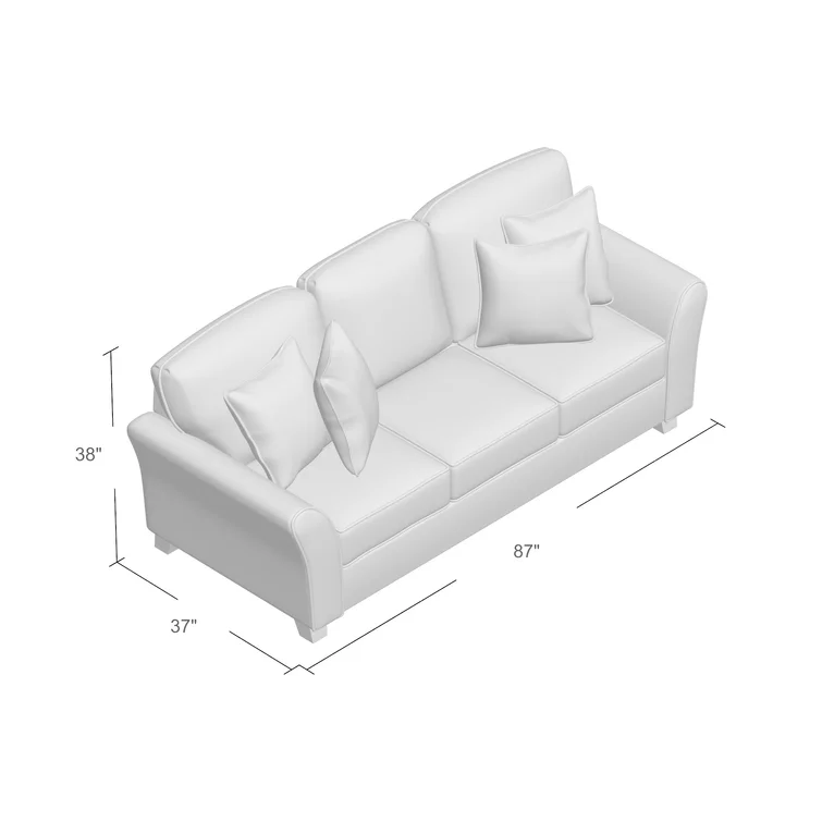 Dewald 87'' Upholstered Sofa