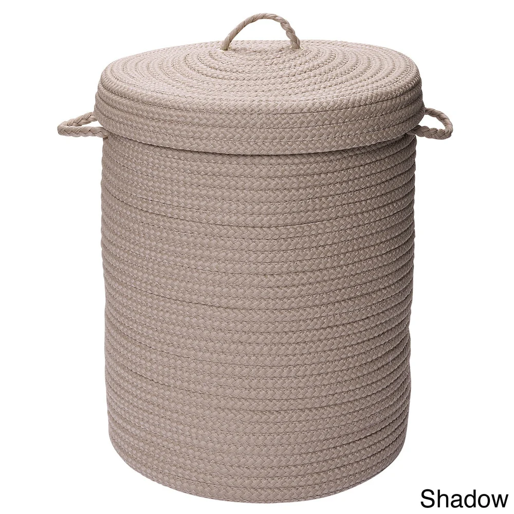 Savvy Textured Portable Lidded Storage Hamper