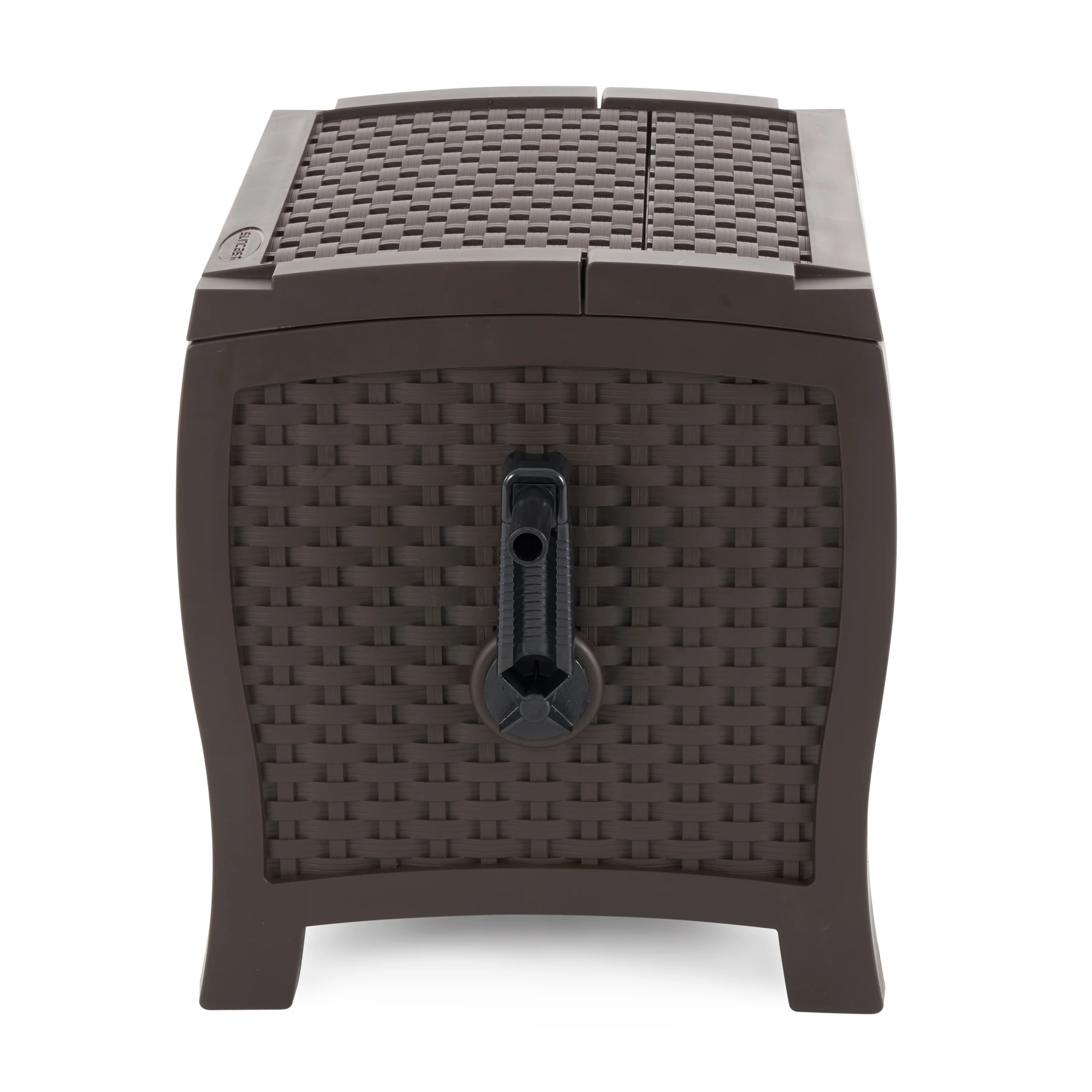 Suncast 175 Foot Slide Trak Outdoor Garden Water Hose Hideaway, Mocha Brown - 13