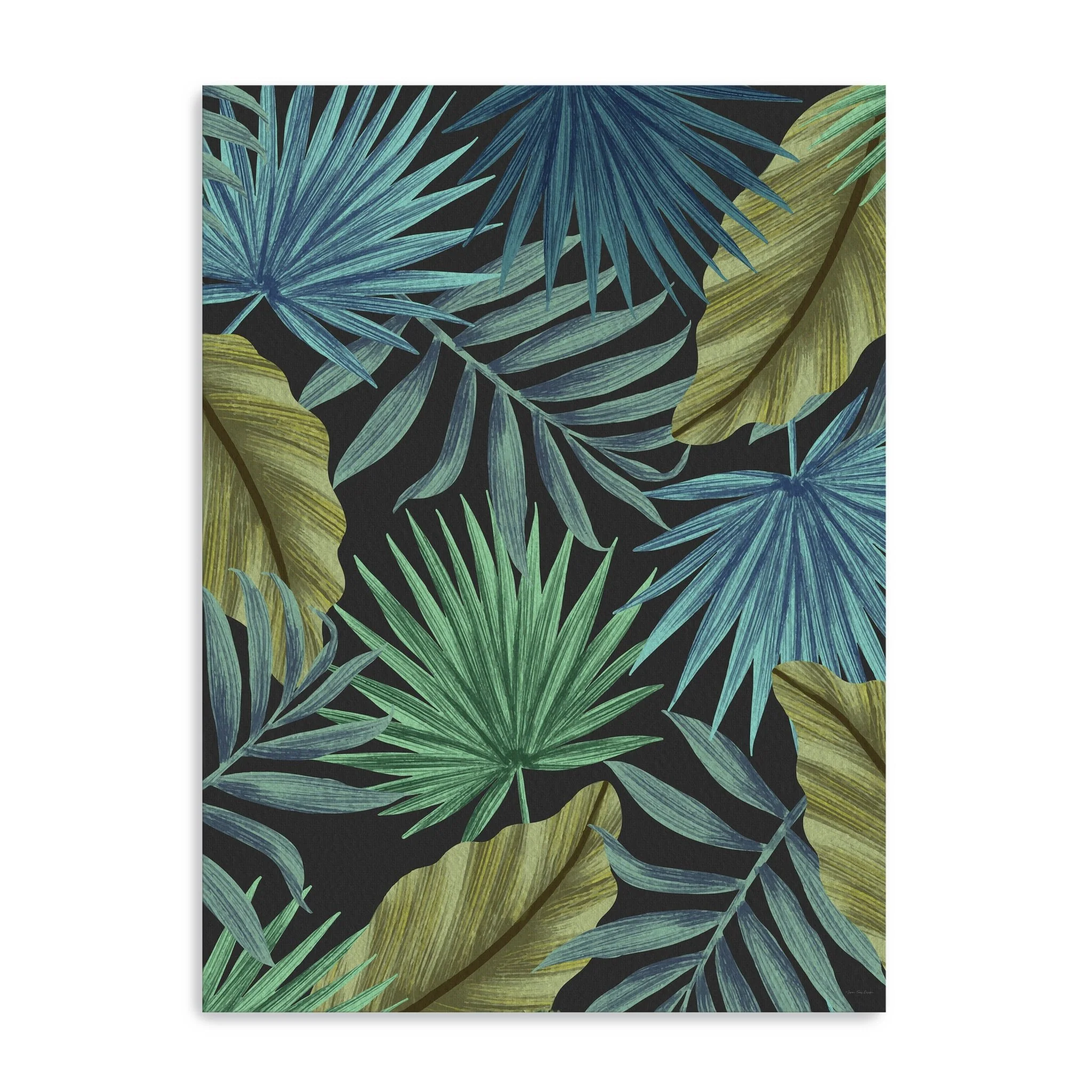 Tropical Leaves I Canvas Giclee Wall Art