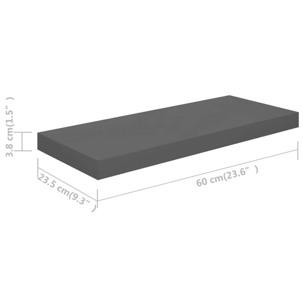Floating Wall Shelves 2 pcs 23.6