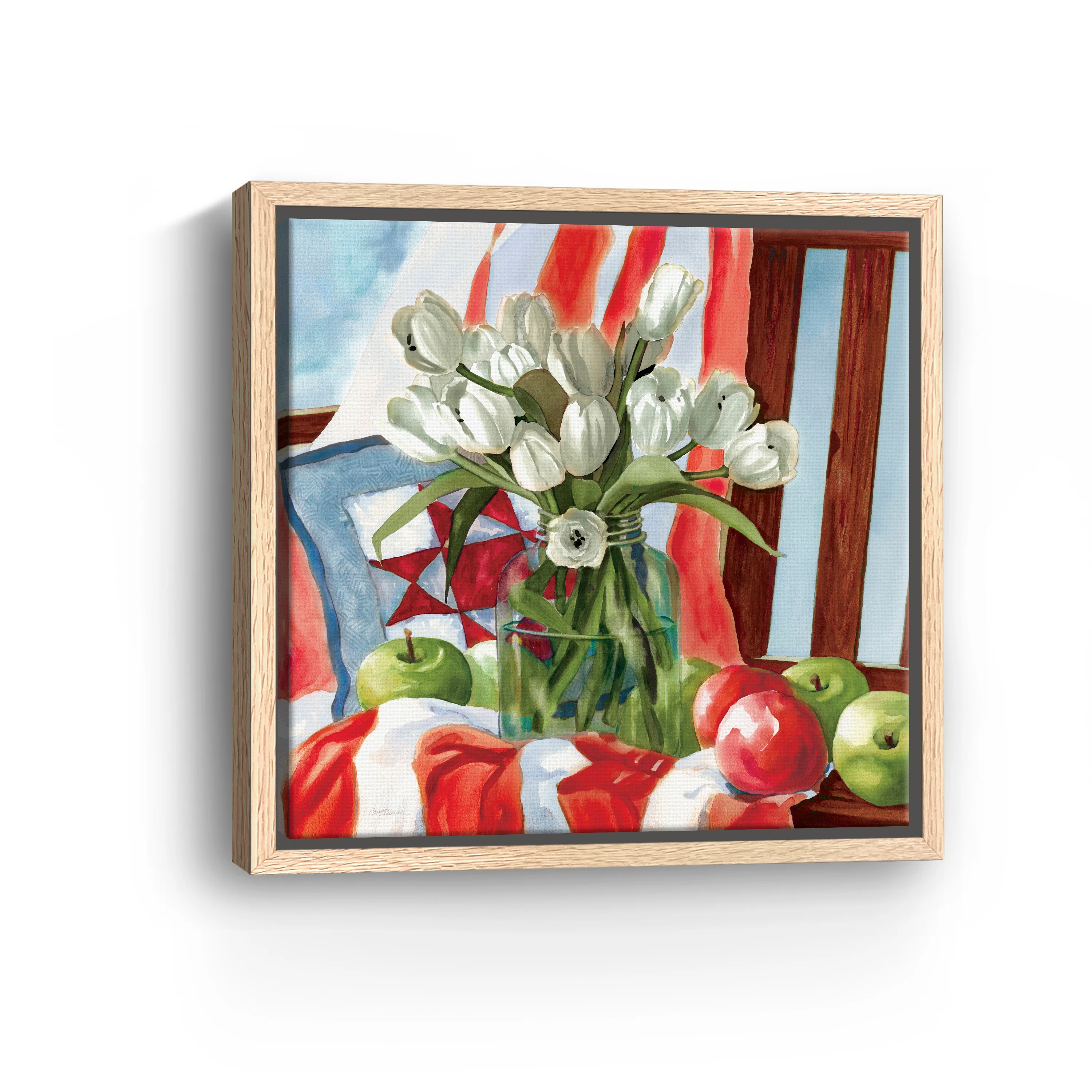 July Tulips Canvas Giclee