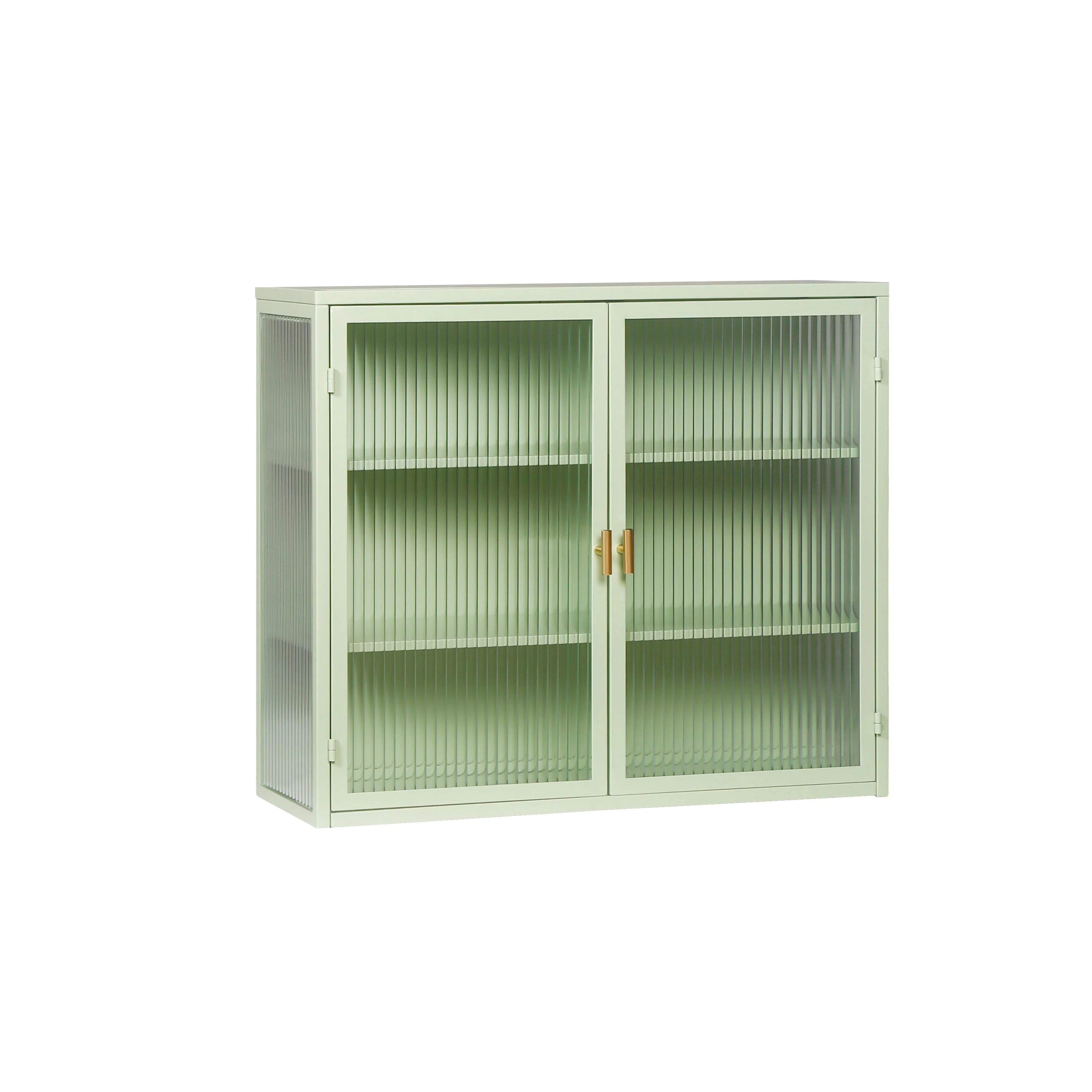 Retro Style Glass Door Wall Cabinet