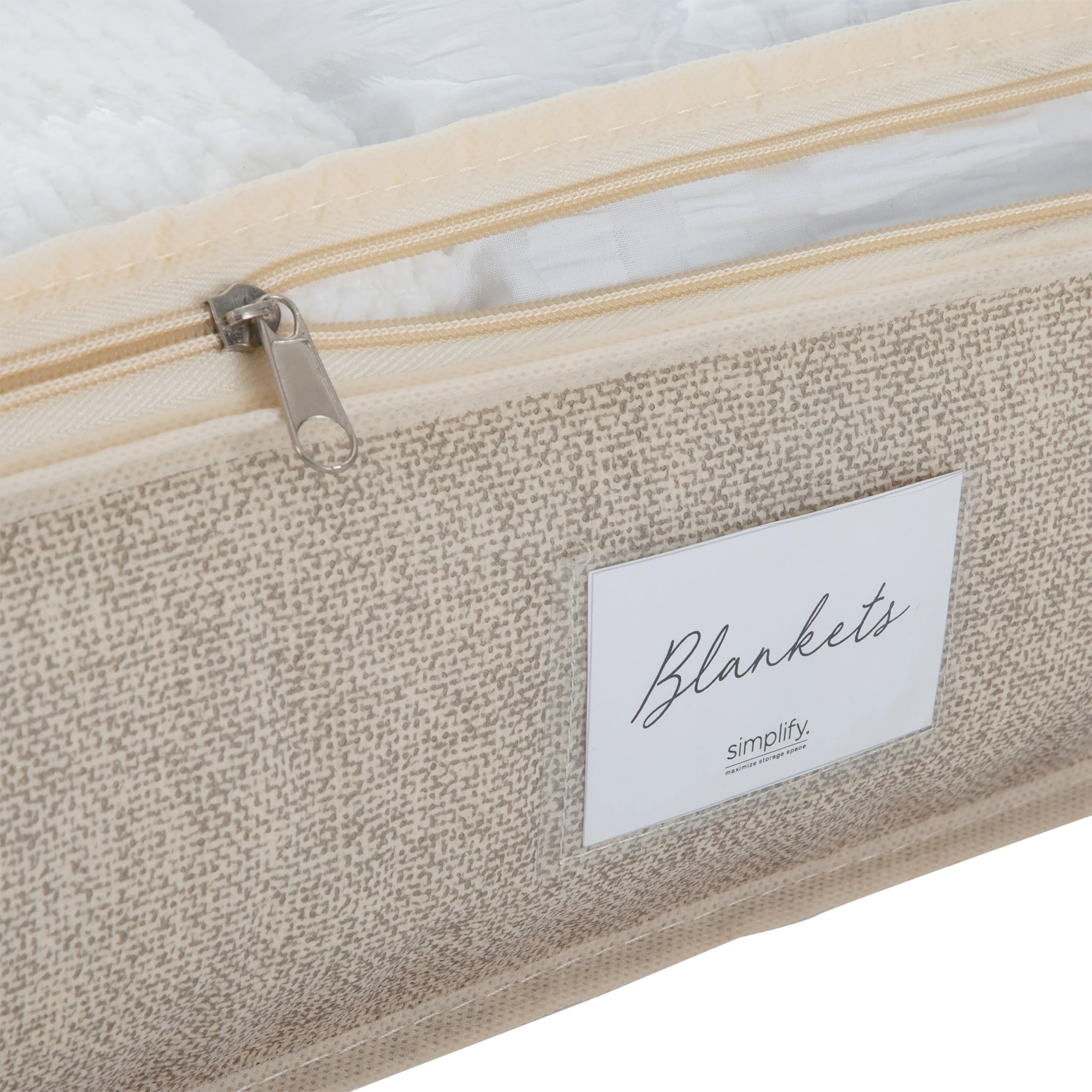 Simplify 2 Pack Under the Bed Storage Bag in Black