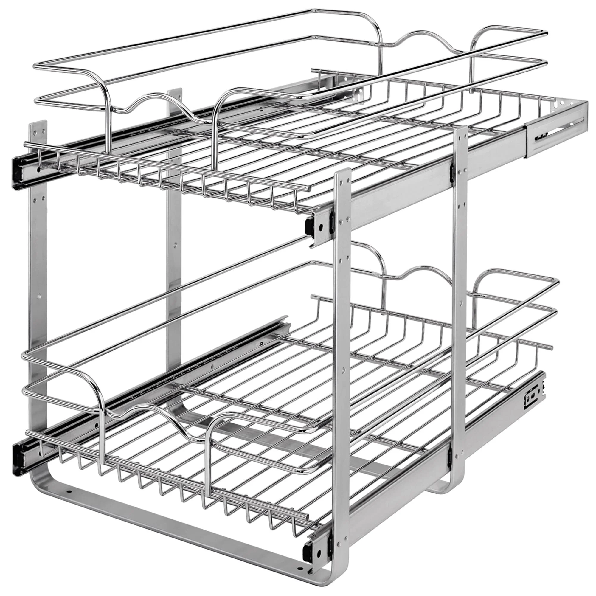 Rev-A-Shelf Kitchen Cabinet Pullout Shelf Organizer, 24 x 22 In, 5WB2-2422-CR-1