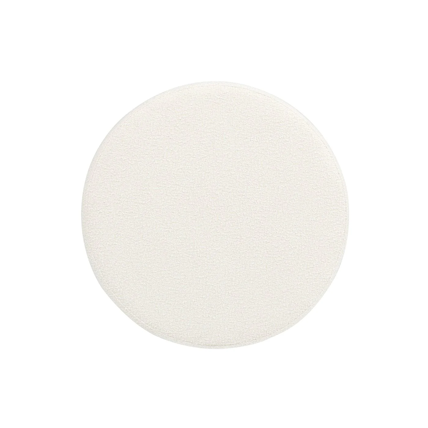 Capstone Round Upholstered Storage Cocktail Ottoman