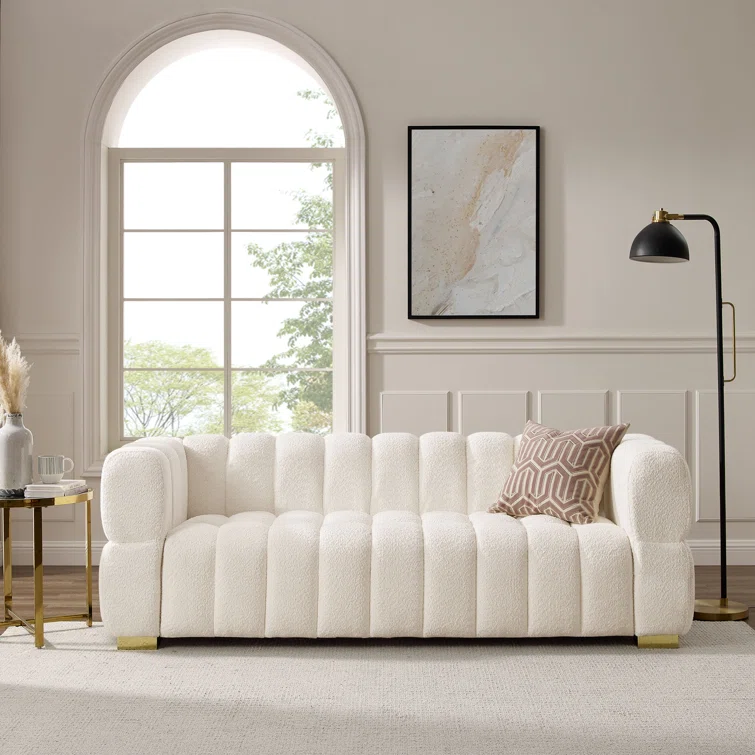 Makirah 85.04'' Upholstered Sofa