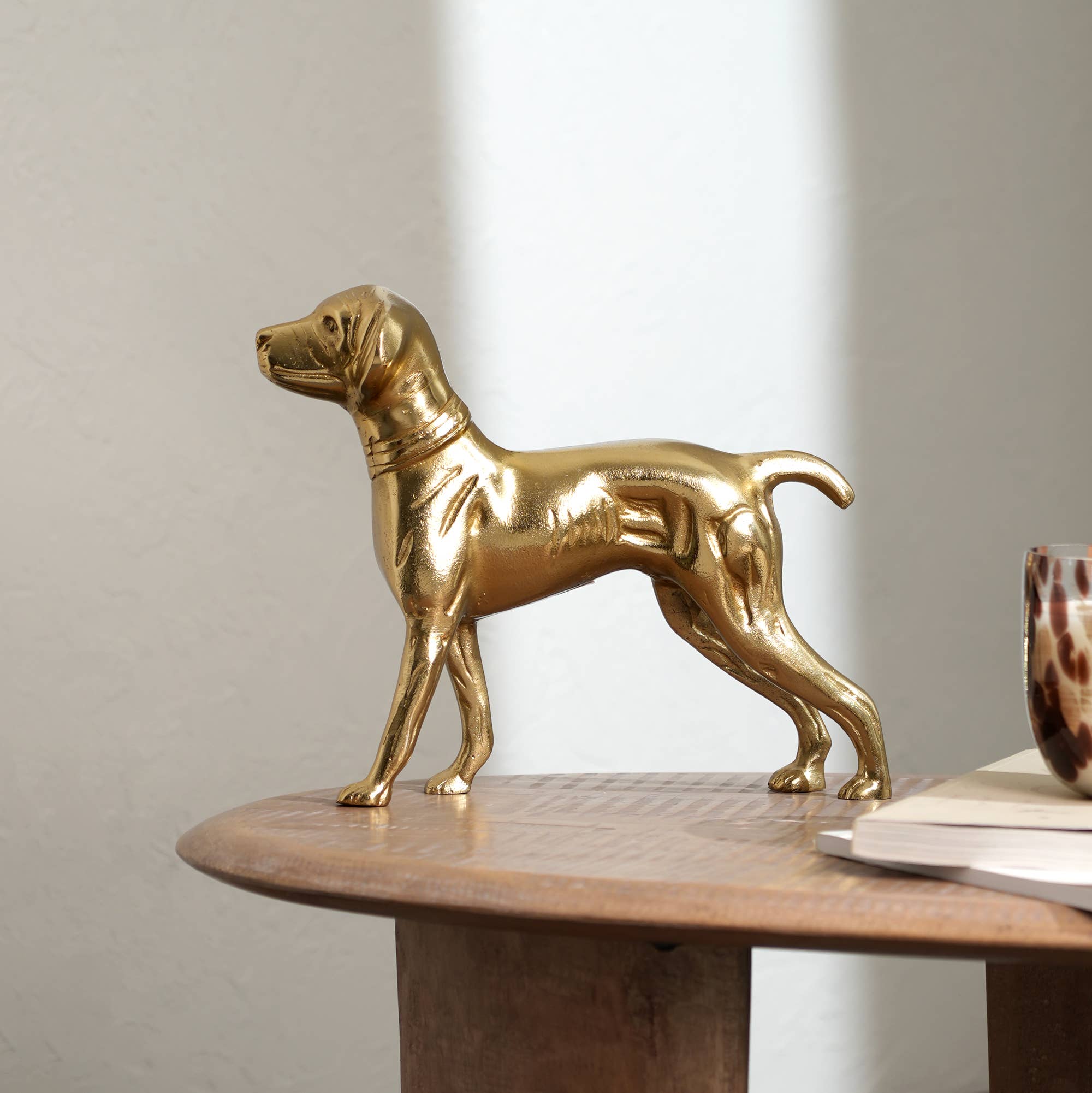 Decorative Aluminum Dog Statue