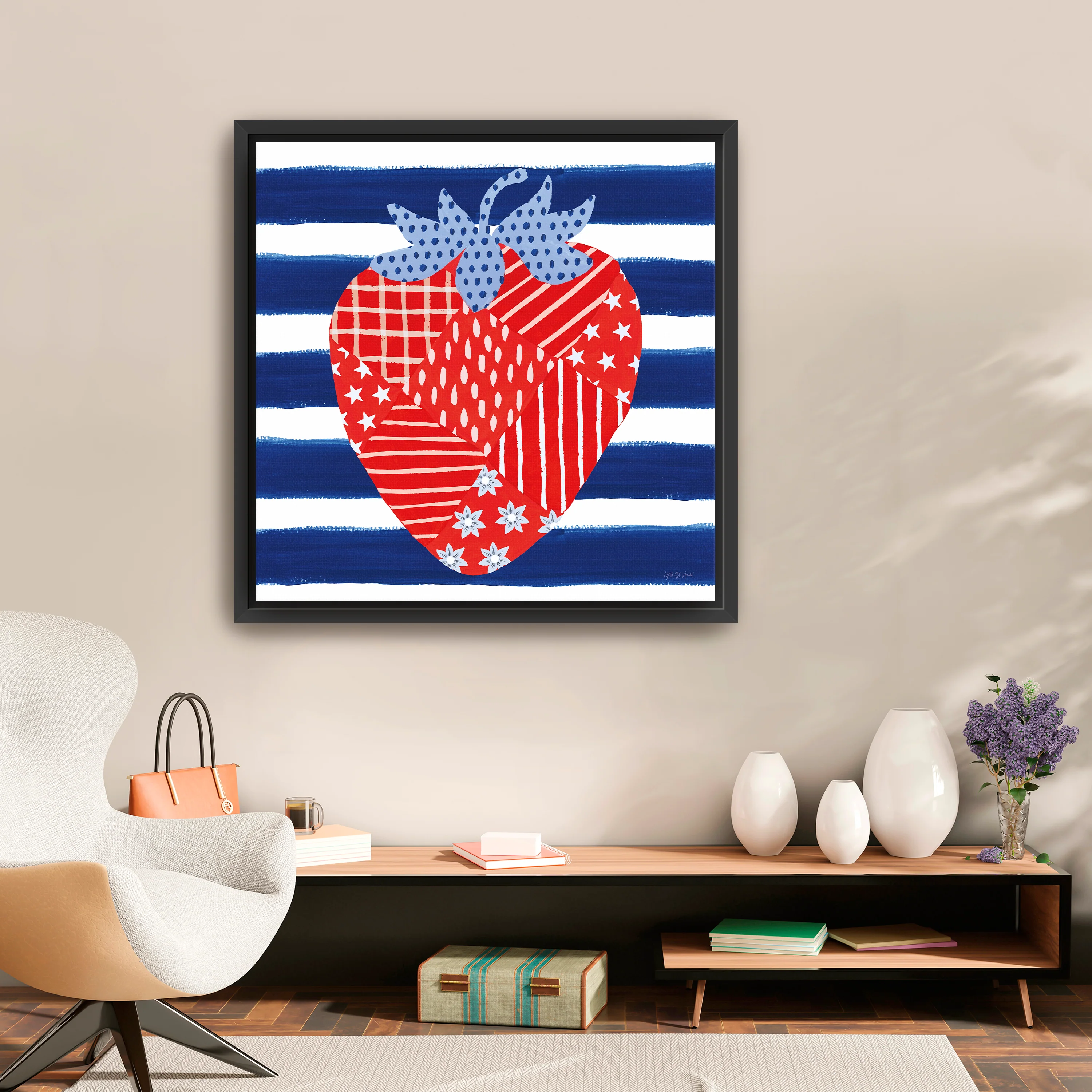 Berry Americana VII Canvas Giclee