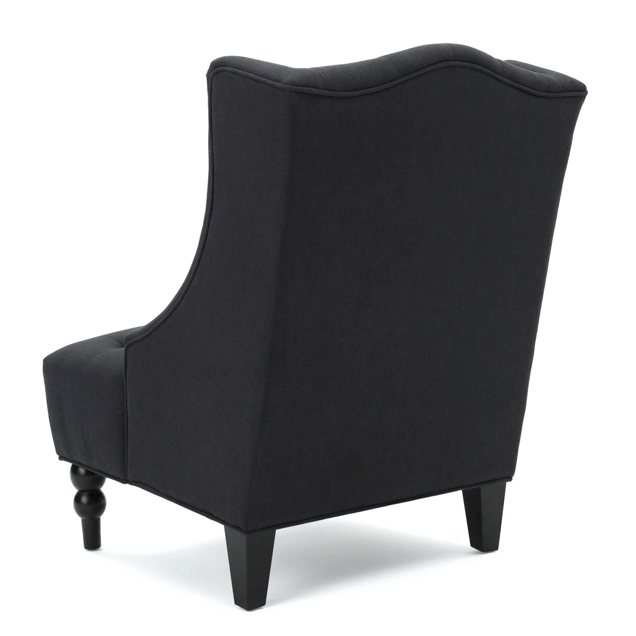 Dawned Upholstered Accent Chair with Button Tufting and Wing Back