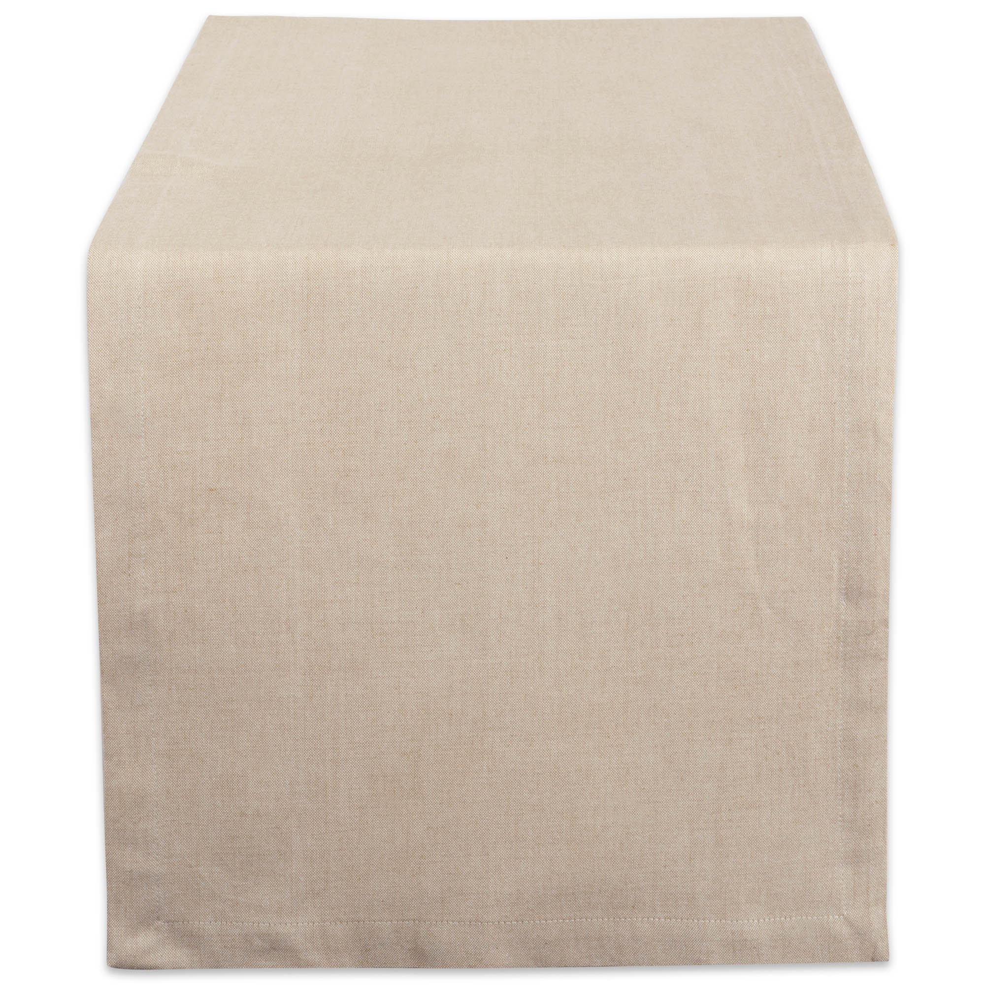 Natural Solid Chambray Table Runner 14X72