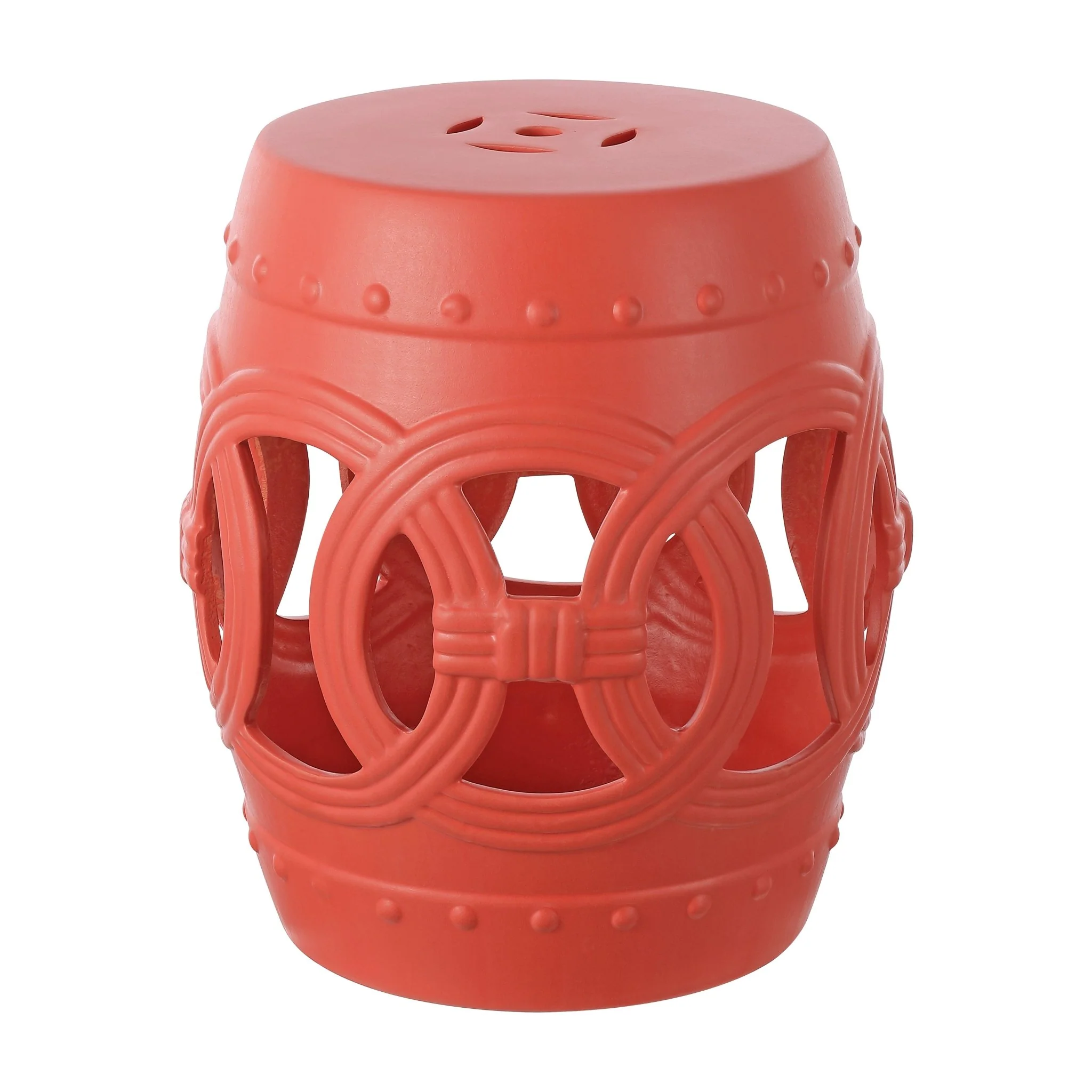 Lucky Chinese Ceramic Drum Garden Stool