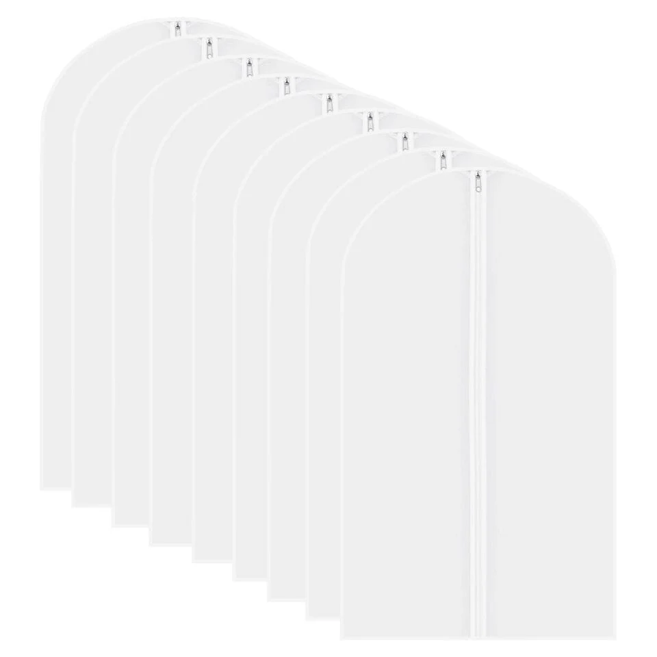 Clear Full-Zip Suit Dress Storage Cover