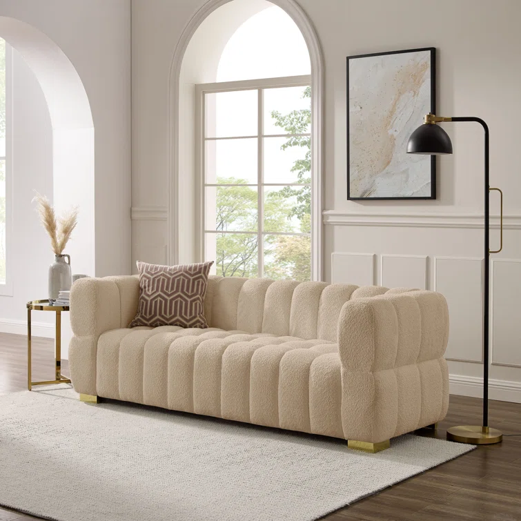 Makirah 85.04'' Upholstered Sofa