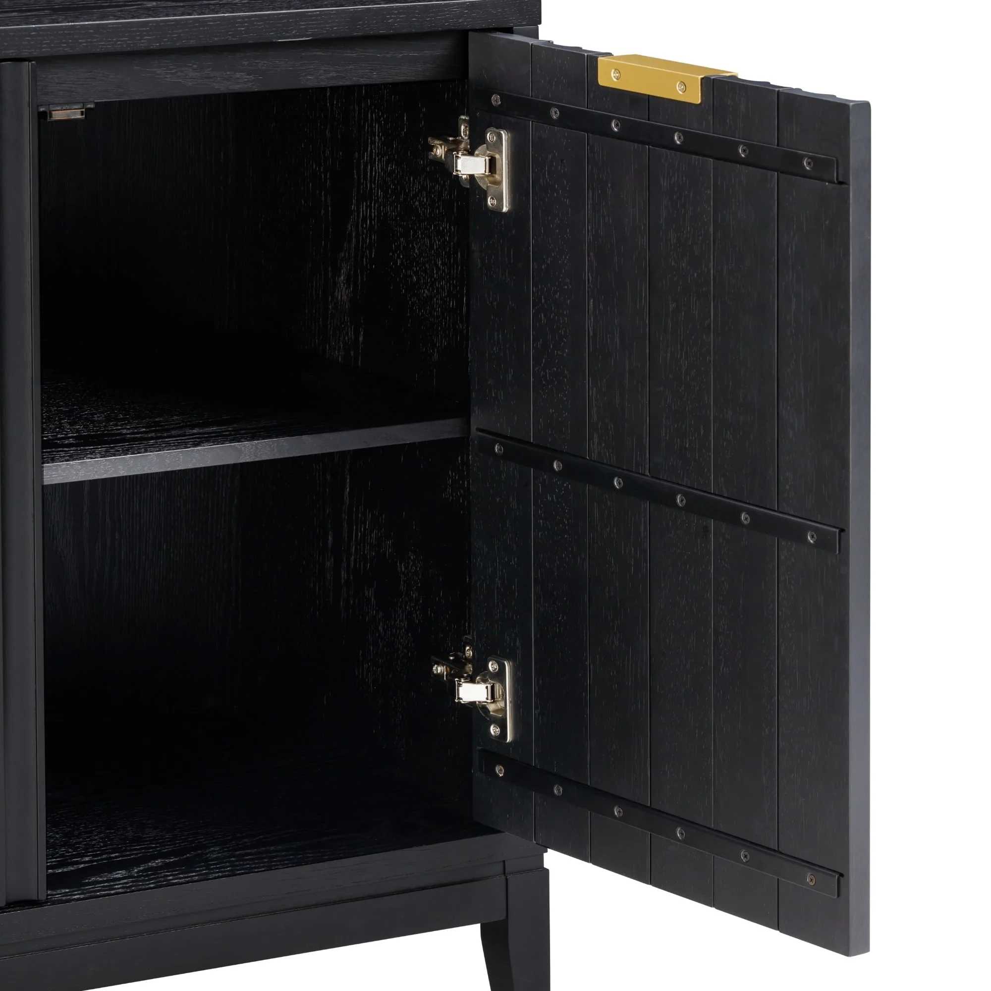 Jasper Modern Sideboard, Kitchen Storage Cabinet with Fluted Doors