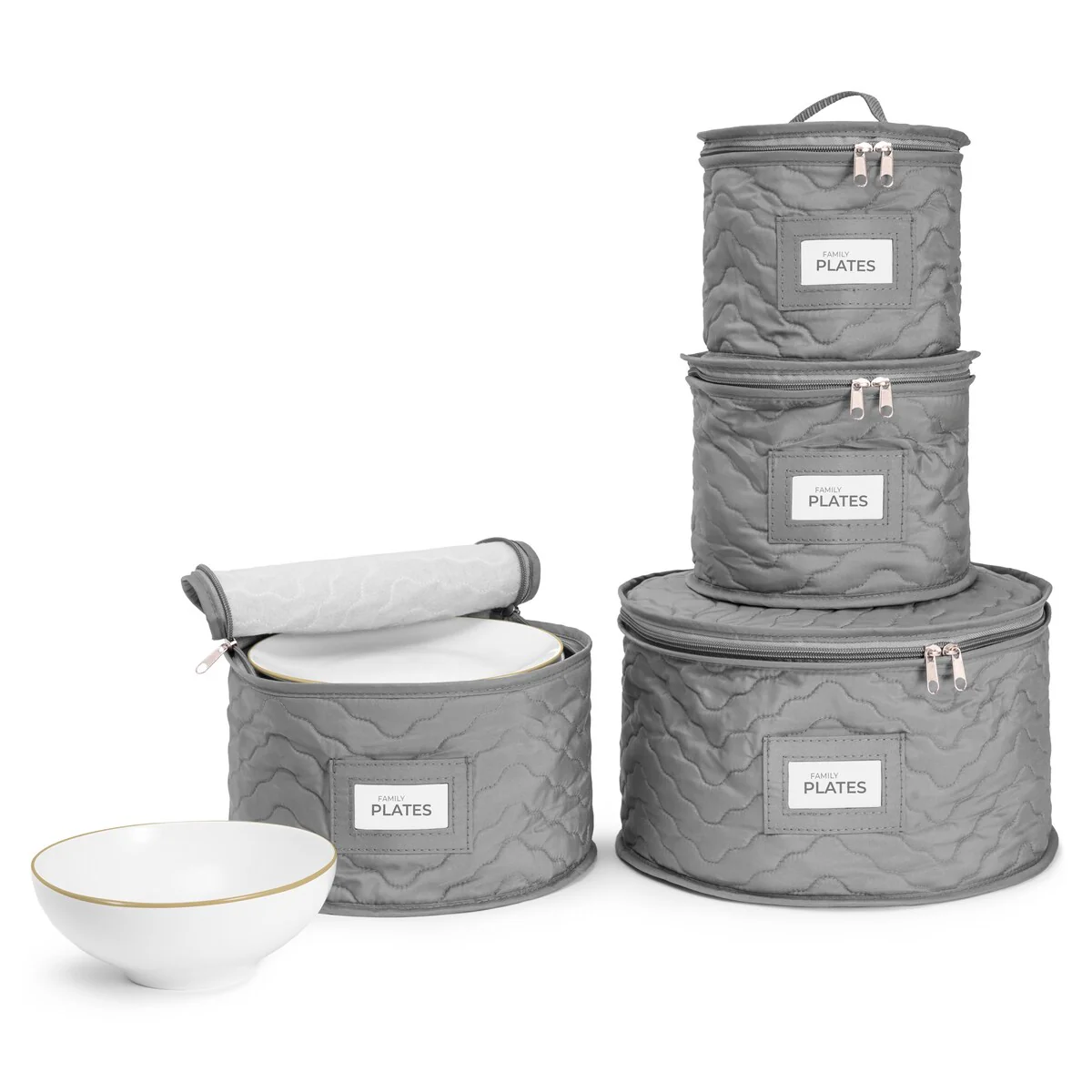 Dinnerware Quilted Storage Set (4 Pc)