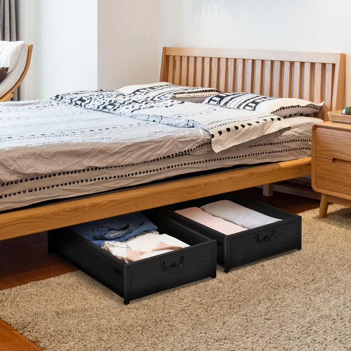 Under Bed Storage with Wheels