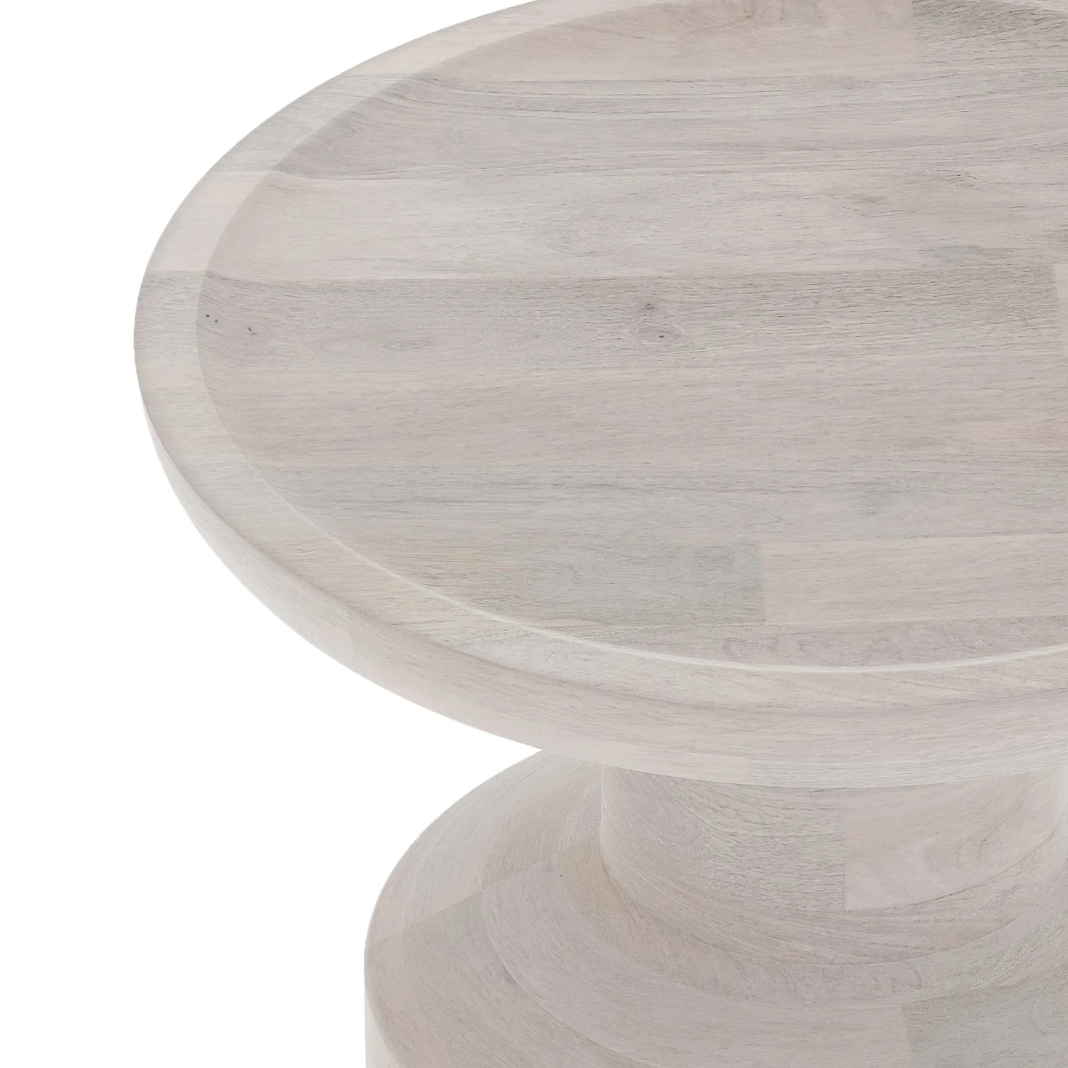 Focus Wooden Accent Table with Round Top