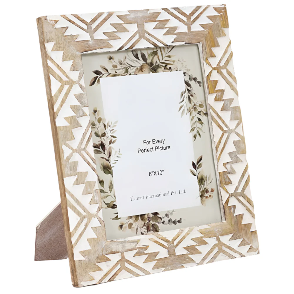 Handmade Wooden Carving Photo Frame